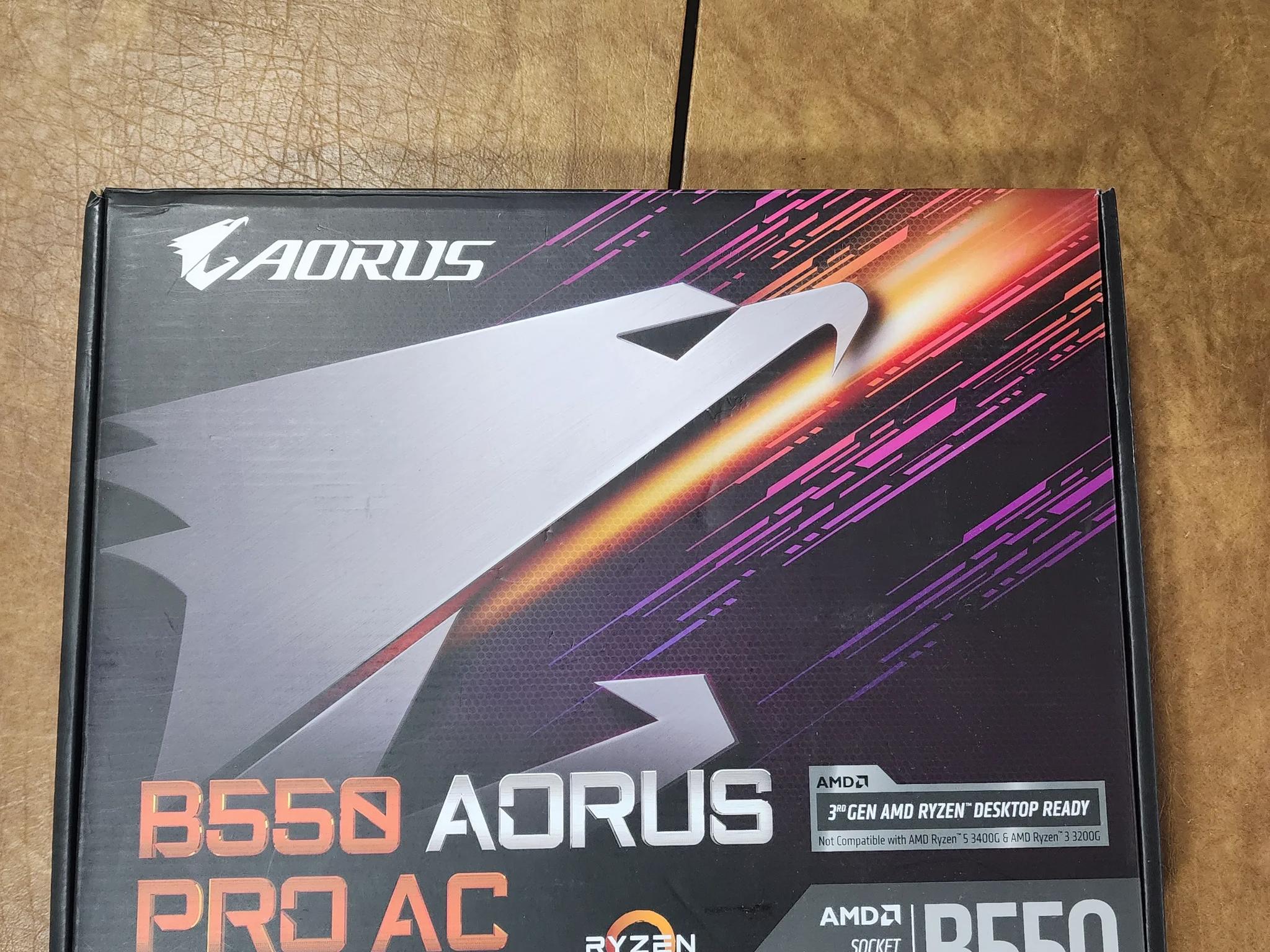 B550 Aorus Pro AC with wifi