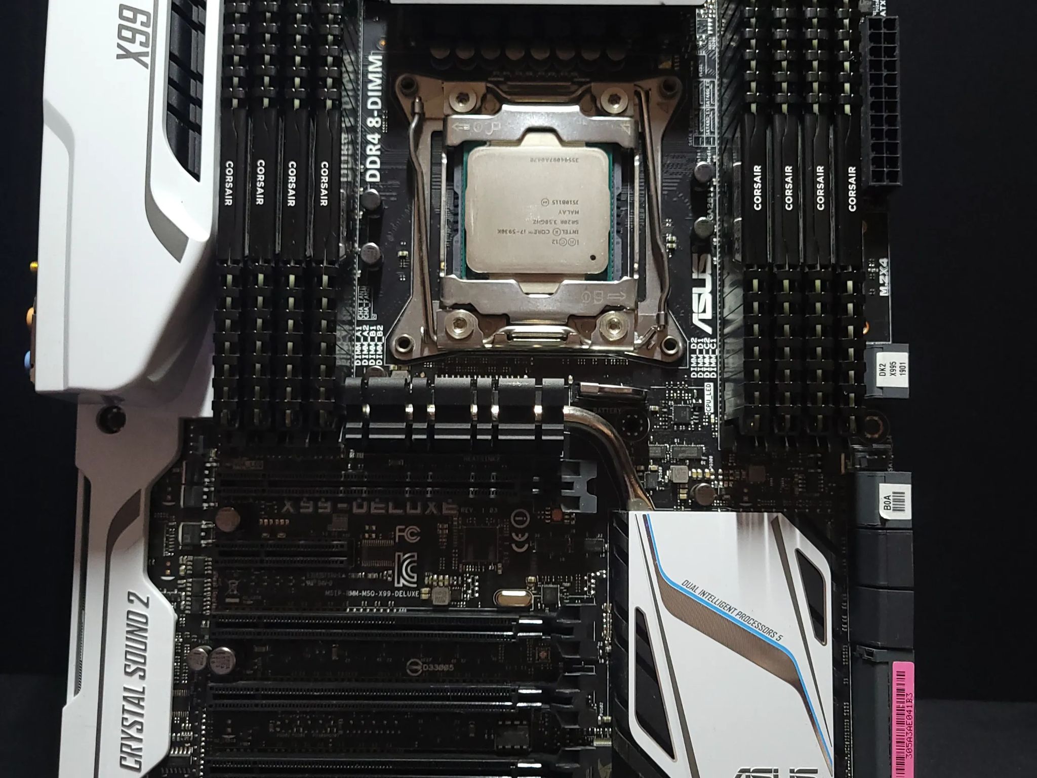 🚀 SUPER SALE: ASUS X99-DELUXE, i7-5930K, 64GB DDR4 RAM, 1TB M.2 - Power Up Your Rig! 💥