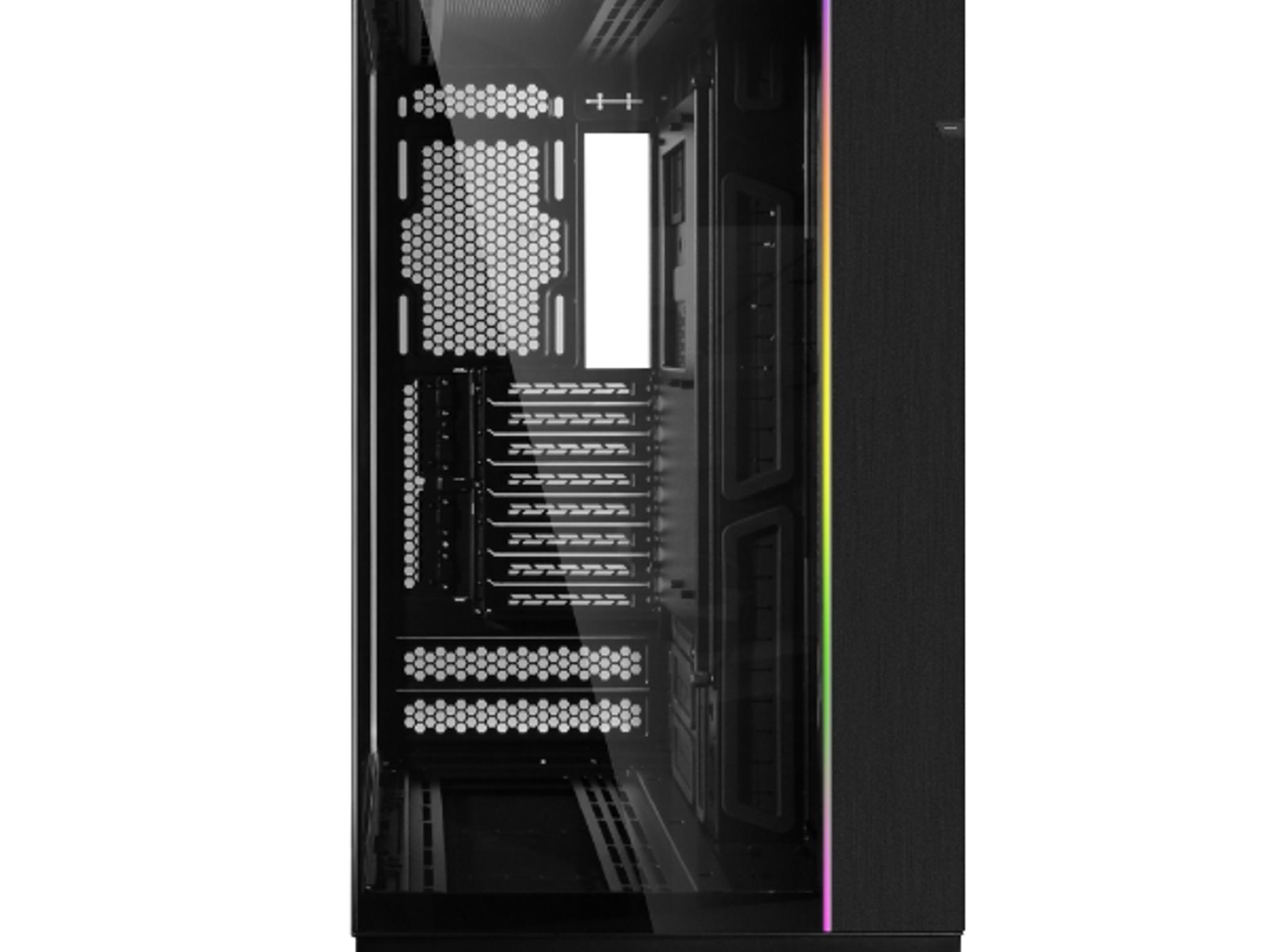 O11 Dynamic EVO XL Black tempered glass