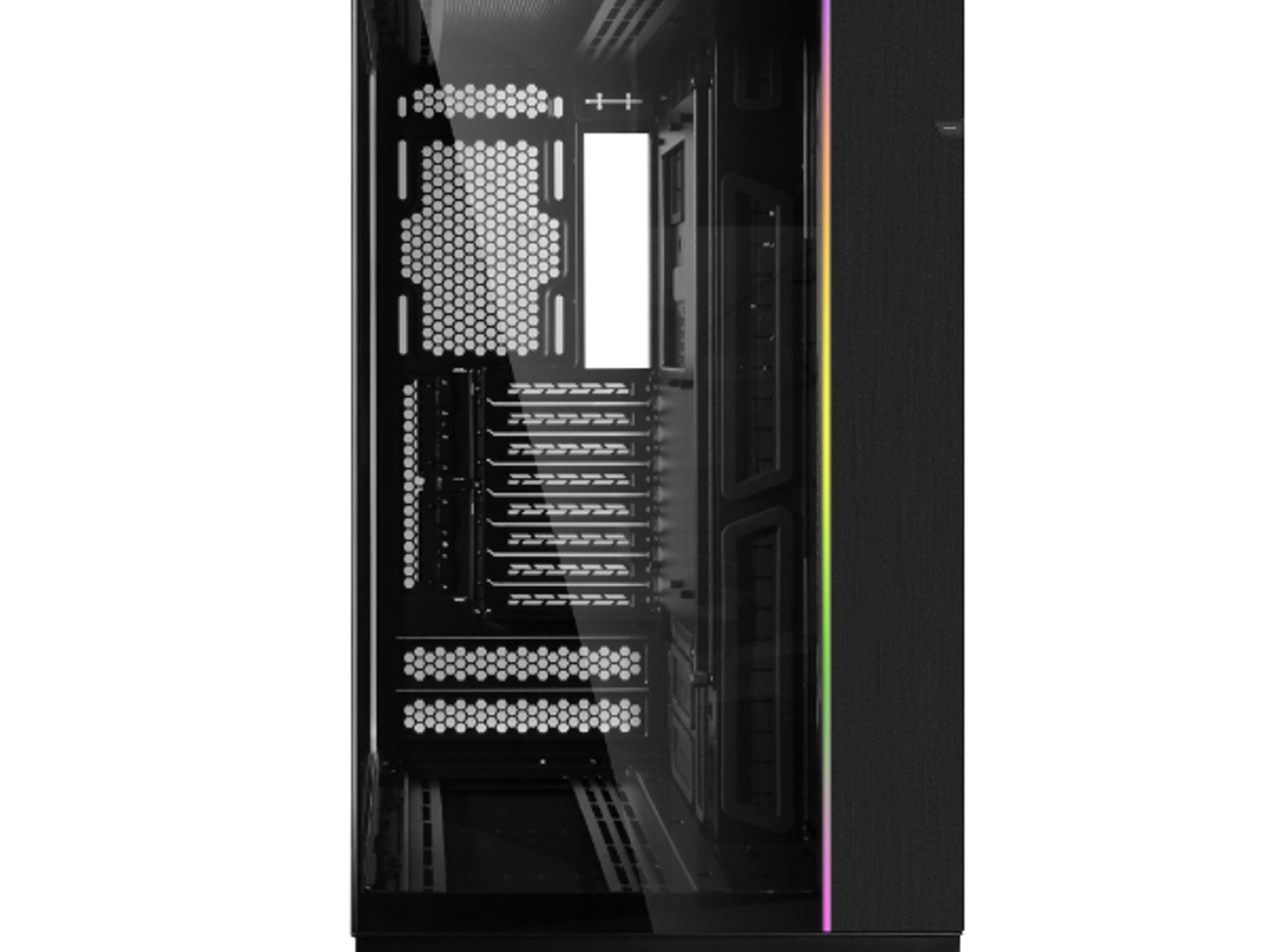 O11 Dynamic EVO XL Black tempered glass