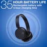 JVC Deep Base Headphones On Ear Wireless Bluetooth HAS36WB