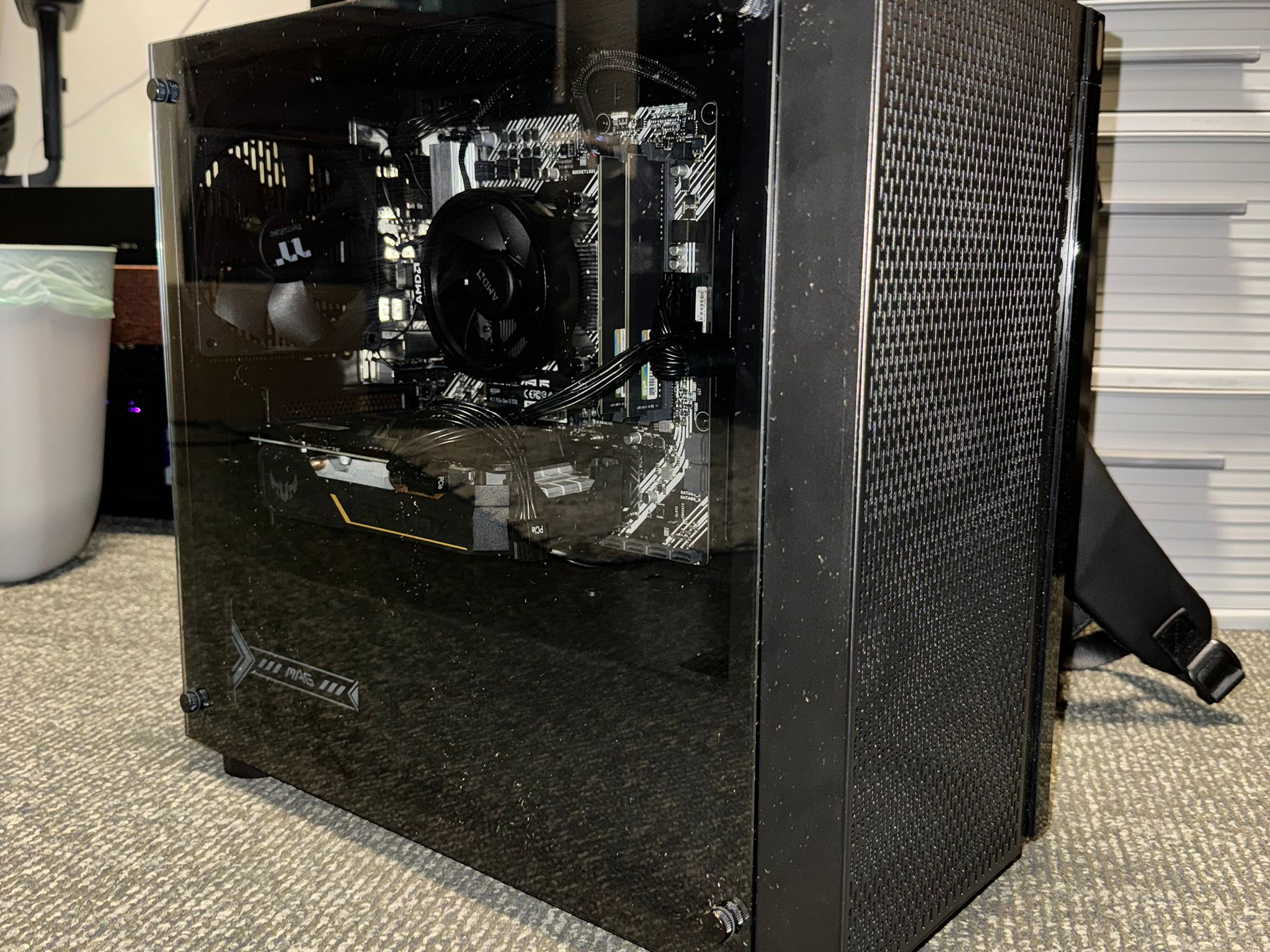 GTX 1660 SUPER | RYZEN 5 1600X Budget Gaming PC (Tempered Glass Panel) w/ USB WIFI