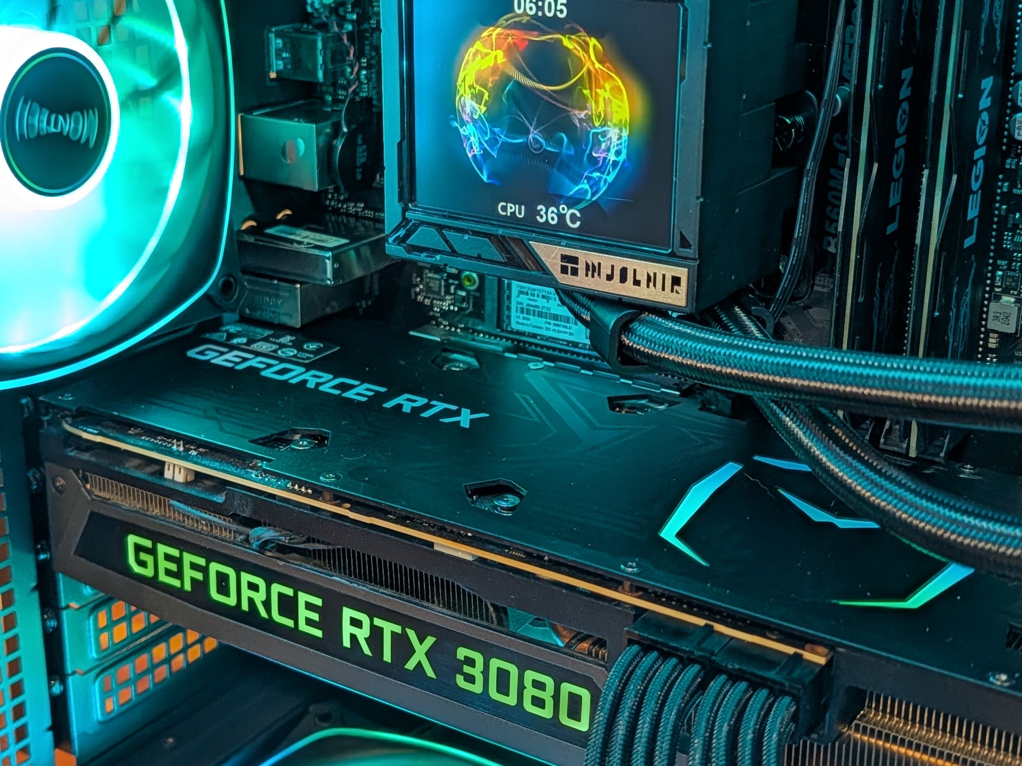 🌈 Intel Core i7-11700K + RTX 3080 Gaming PC | 1440p & 1080p Powerhouse | RGB + LCD AIO