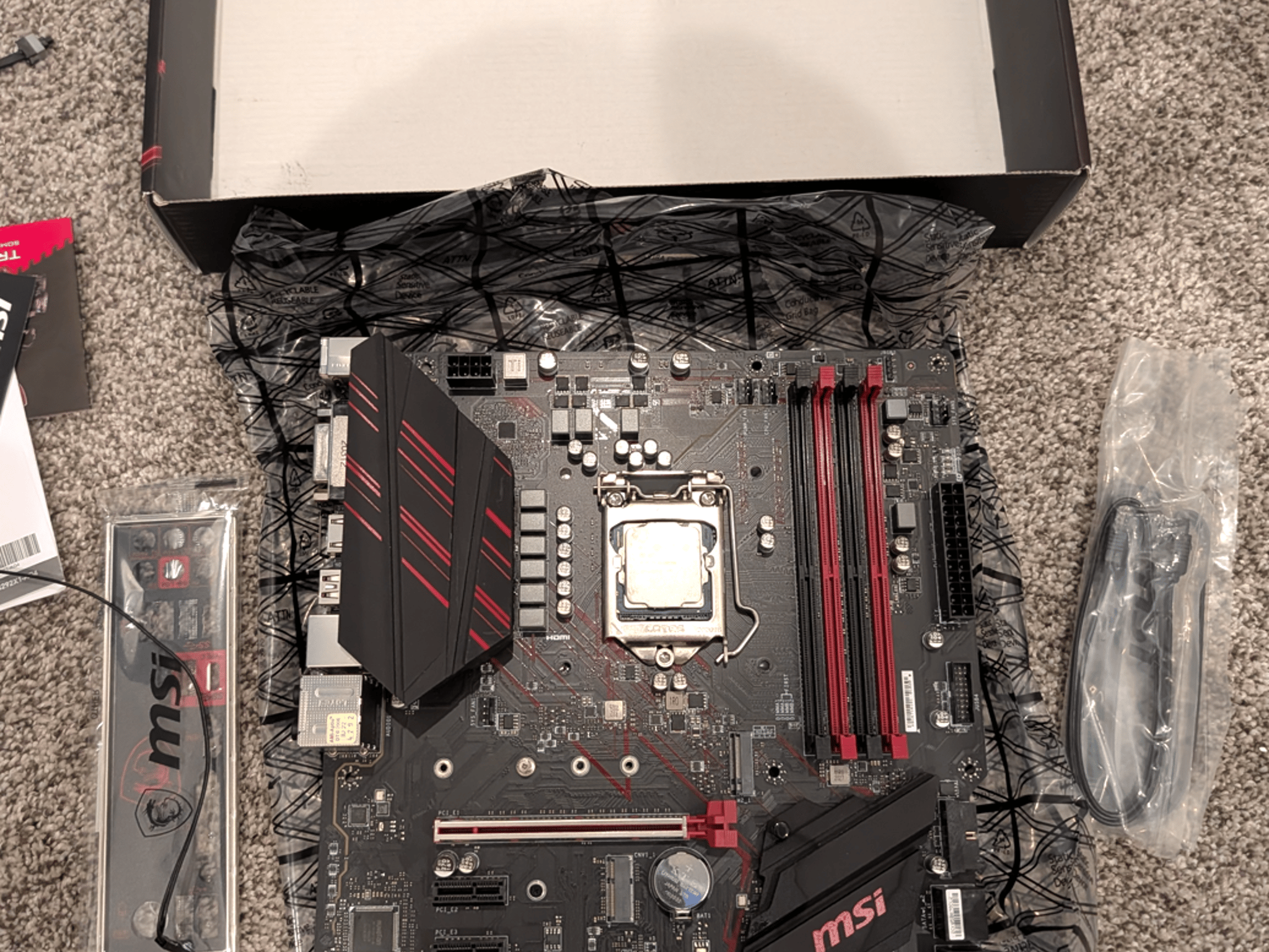 MSI MPG Z390 GAMING PLUS Motherboard LGA 1151 + Intel Pentium Gold G5420 CPU Combo
