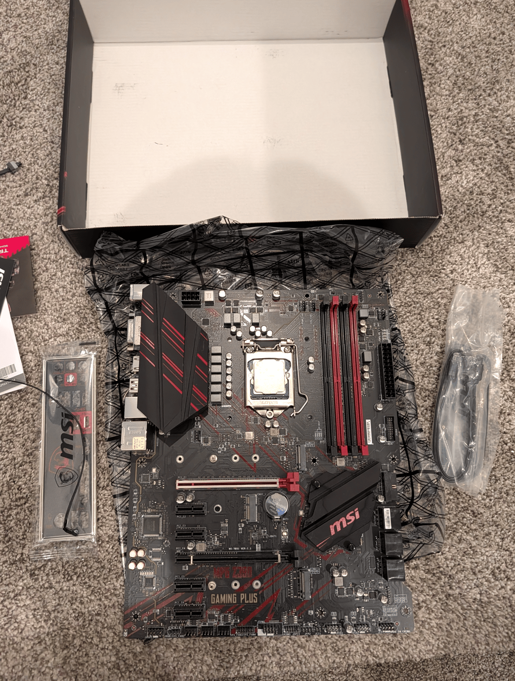 MSI MPG Z390 GAMING PLUS Motherboard LGA 1151 + Intel Pentium Gold G5420 CPU Combo