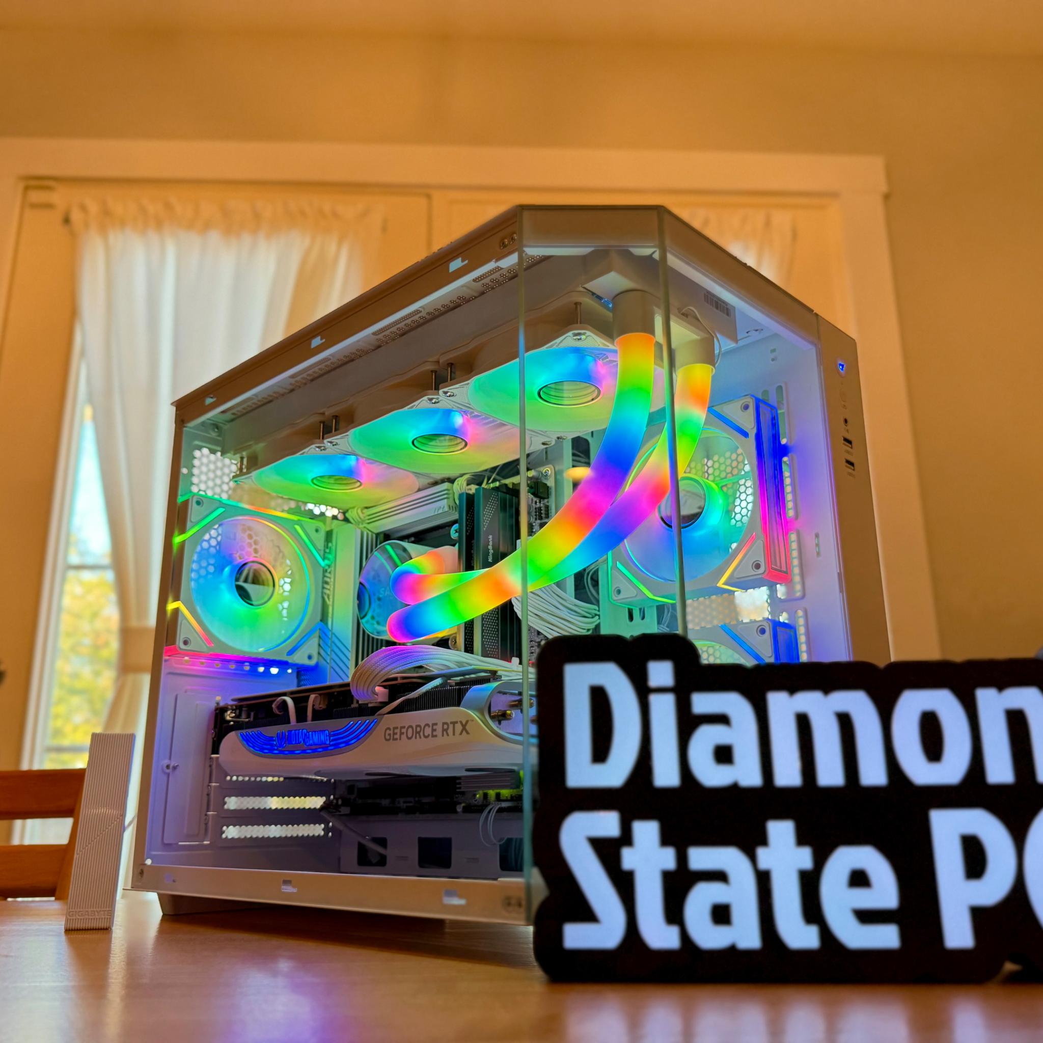 ⚪️▫️⬜️| RTX 4080 16gb, Ryzen 9800x3d, 48gb 6800cl34, 2tb SSD, ARGB WiFi Equipped Streamer Gaming PC!
