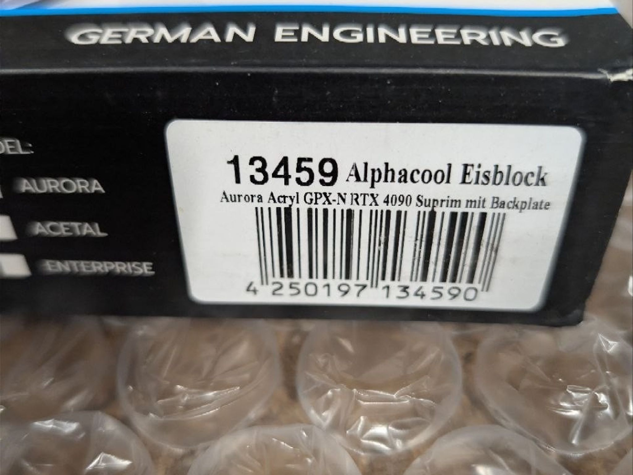 Alphacool Eisblock Aurora Acryl GPX-N RTX 4090 Suprim with Backplate (13459)