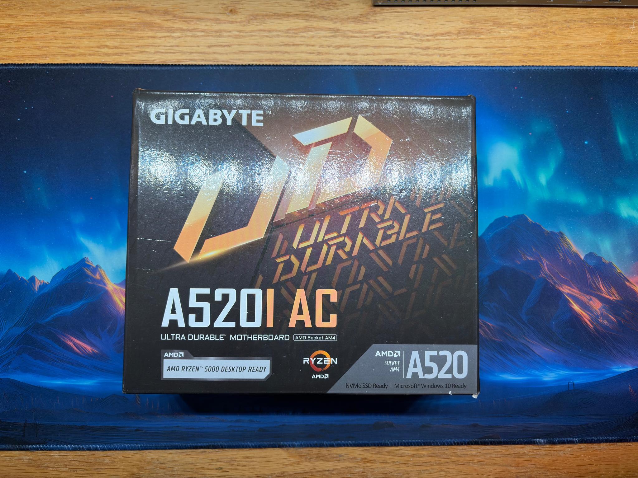 Gigabyte A520I AC, AMD AM4, Mini ITX