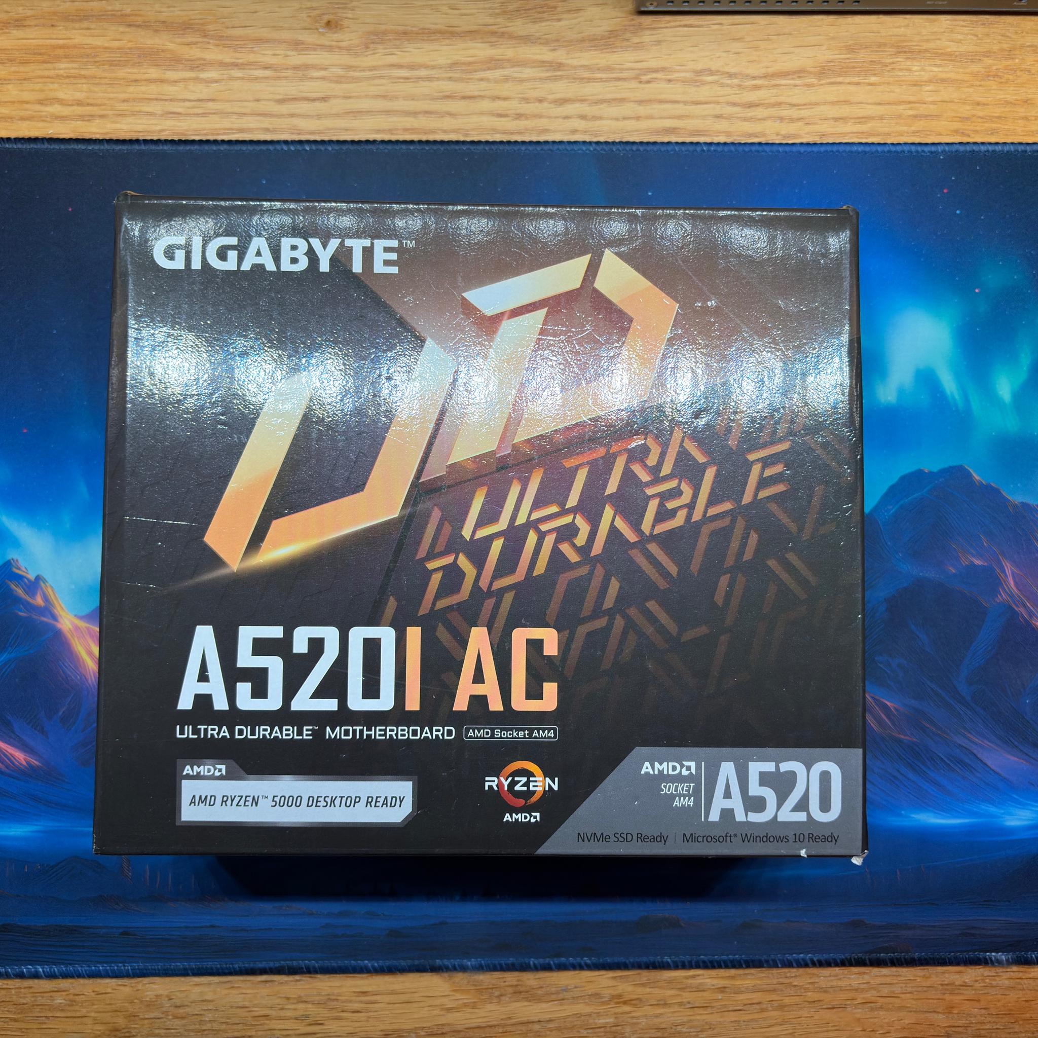 Gigabyte A520I AC, AMD AM4, Mini ITX