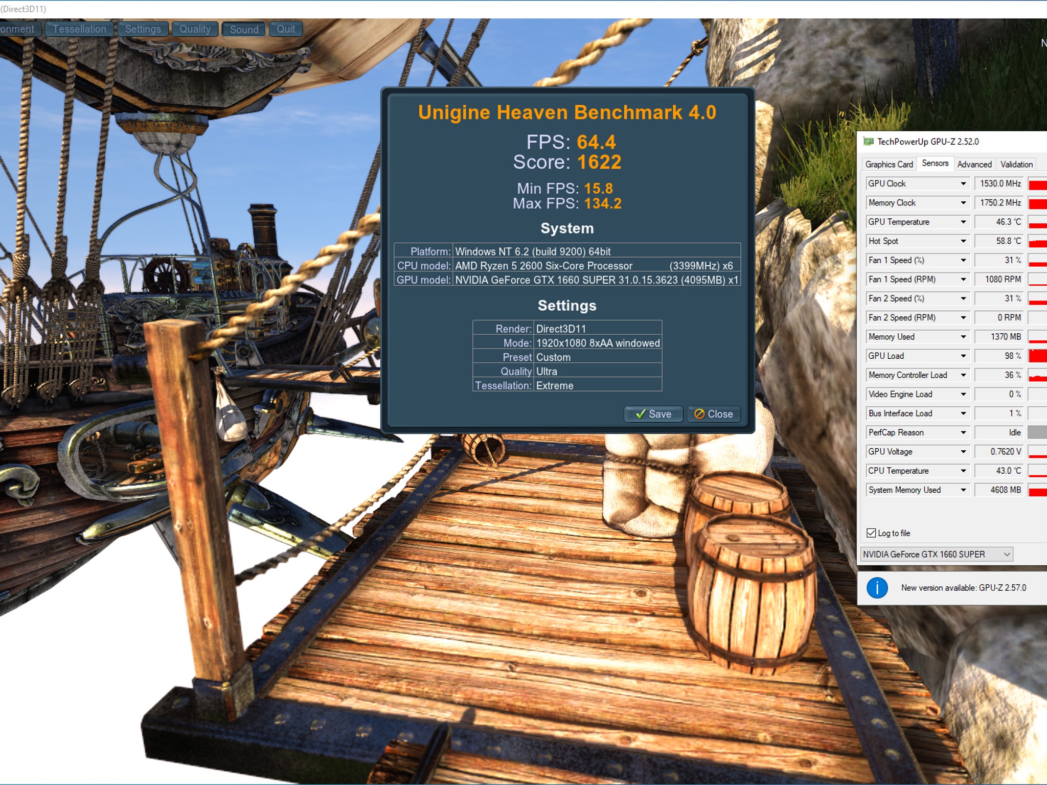 PNY GeForce GTX 1660 Super 6GB XLR8 Gaming. used