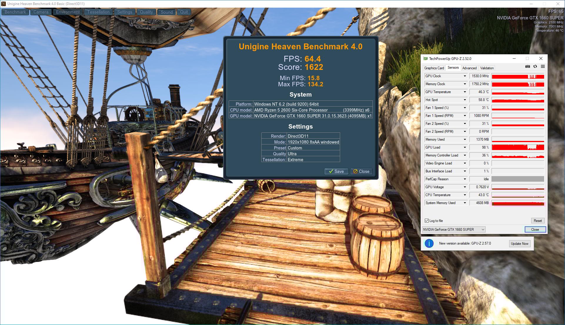 PNY GeForce GTX 1660 Super 6GB XLR8 Gaming. used