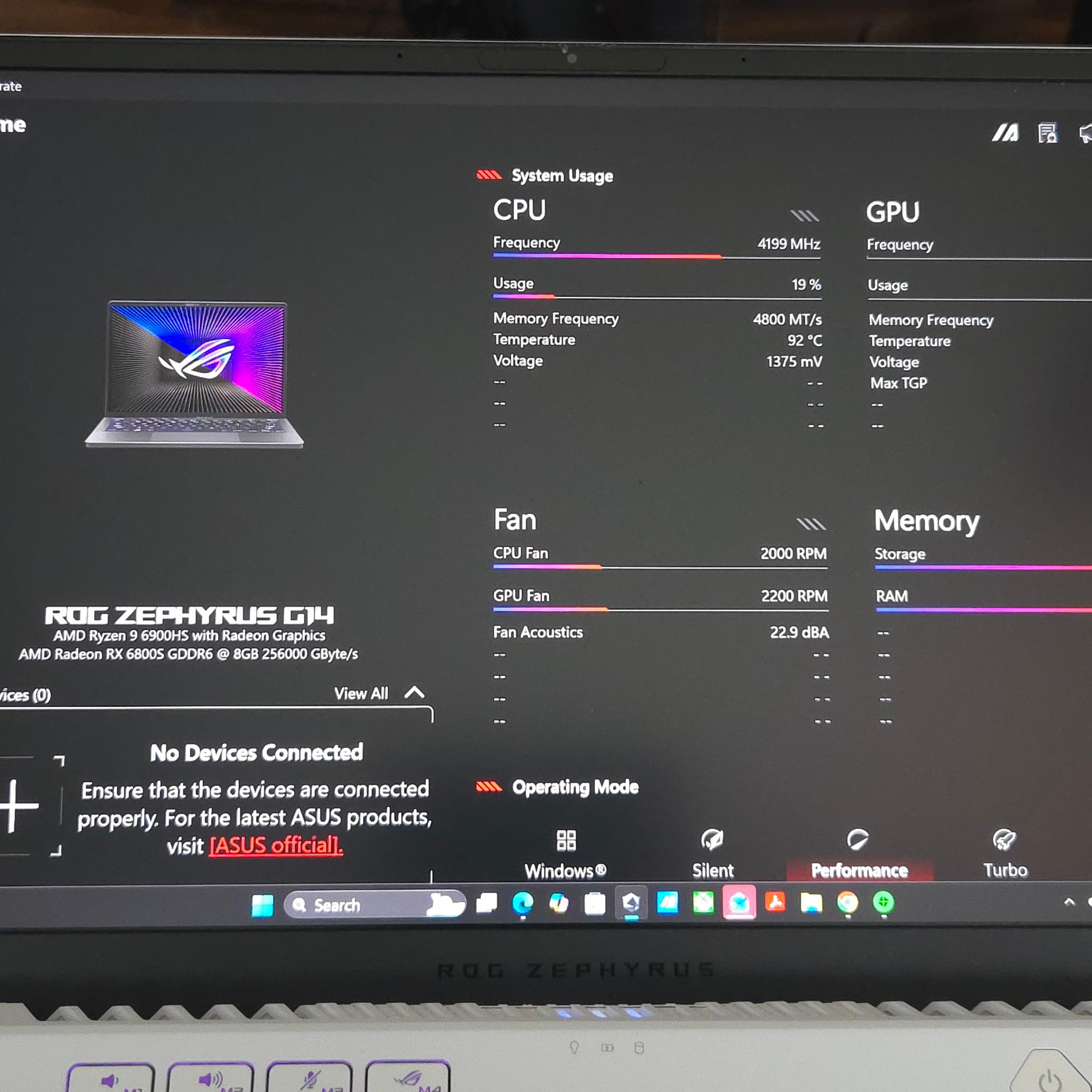 ASUS ROG Zephyrus G14 {2022} GA402RK Ryzen 9 6900HS / RX 6800S / 24GB / 1TB