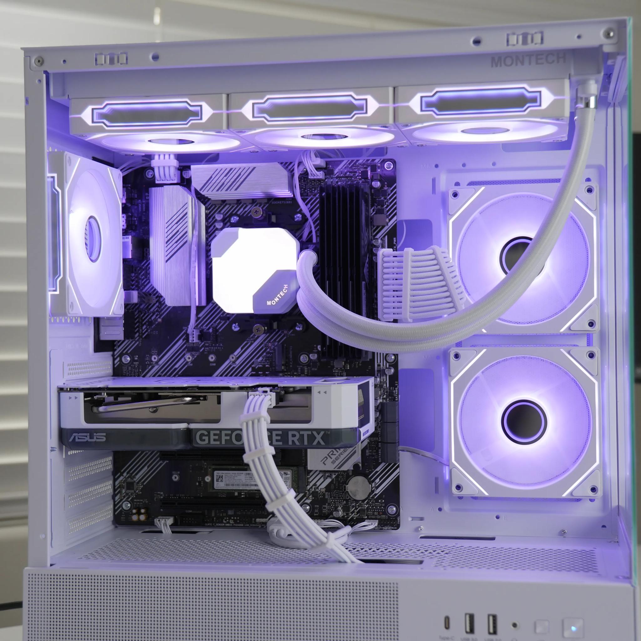 RTX 4060 | RYZEN 7 3700X | 32GB RAM | 1TB SSD | Wifi + BT | Windows 11 - Water Cooled Gaming PC