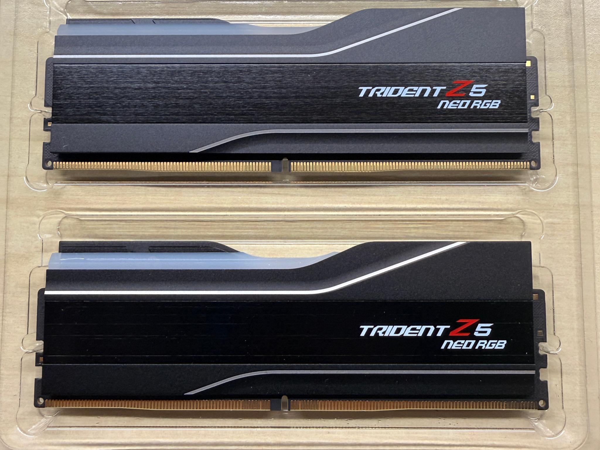 G.Skill Trident Z5 neo rgb DDR5-6400 CL32 24Gbx2 EXPO