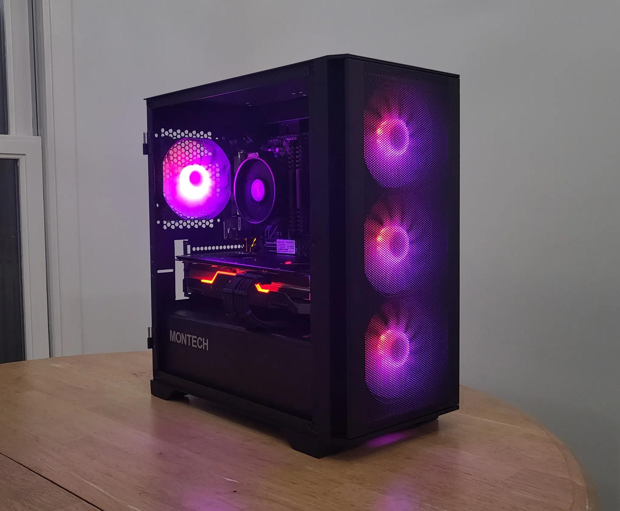 BIG SALE! "Blackout" RX 5700 XT Ryzen 5 3600 Gaming/Streaming PC
