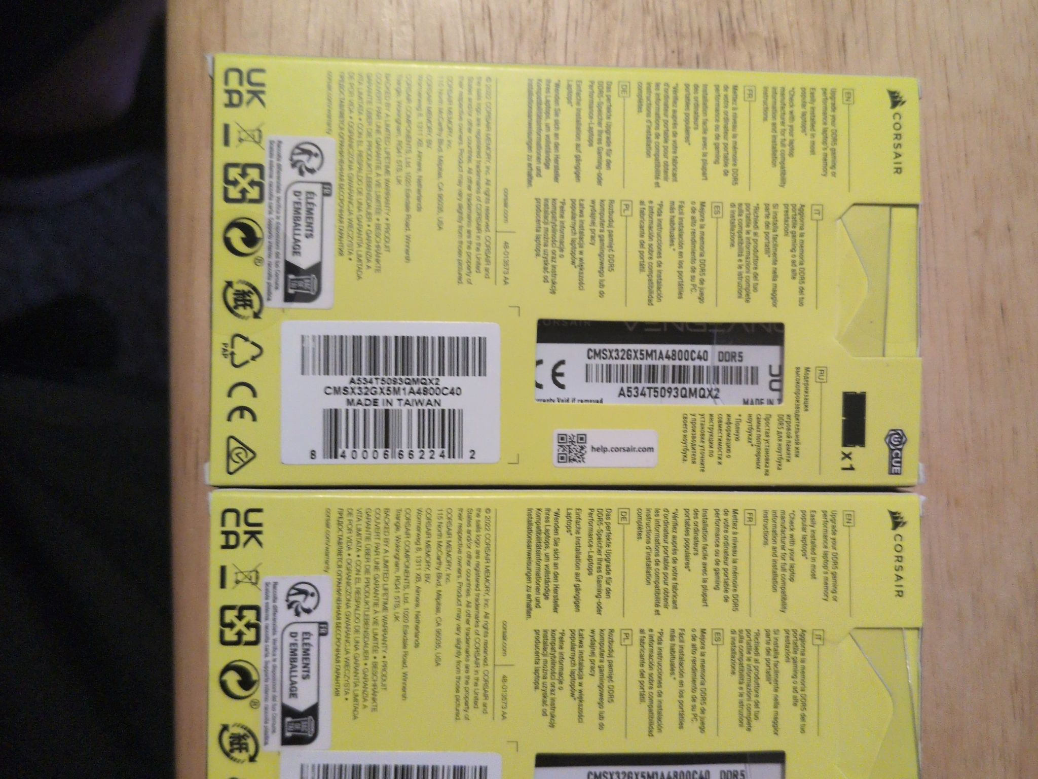 Corsair vengeance 64gb ddr5 ram