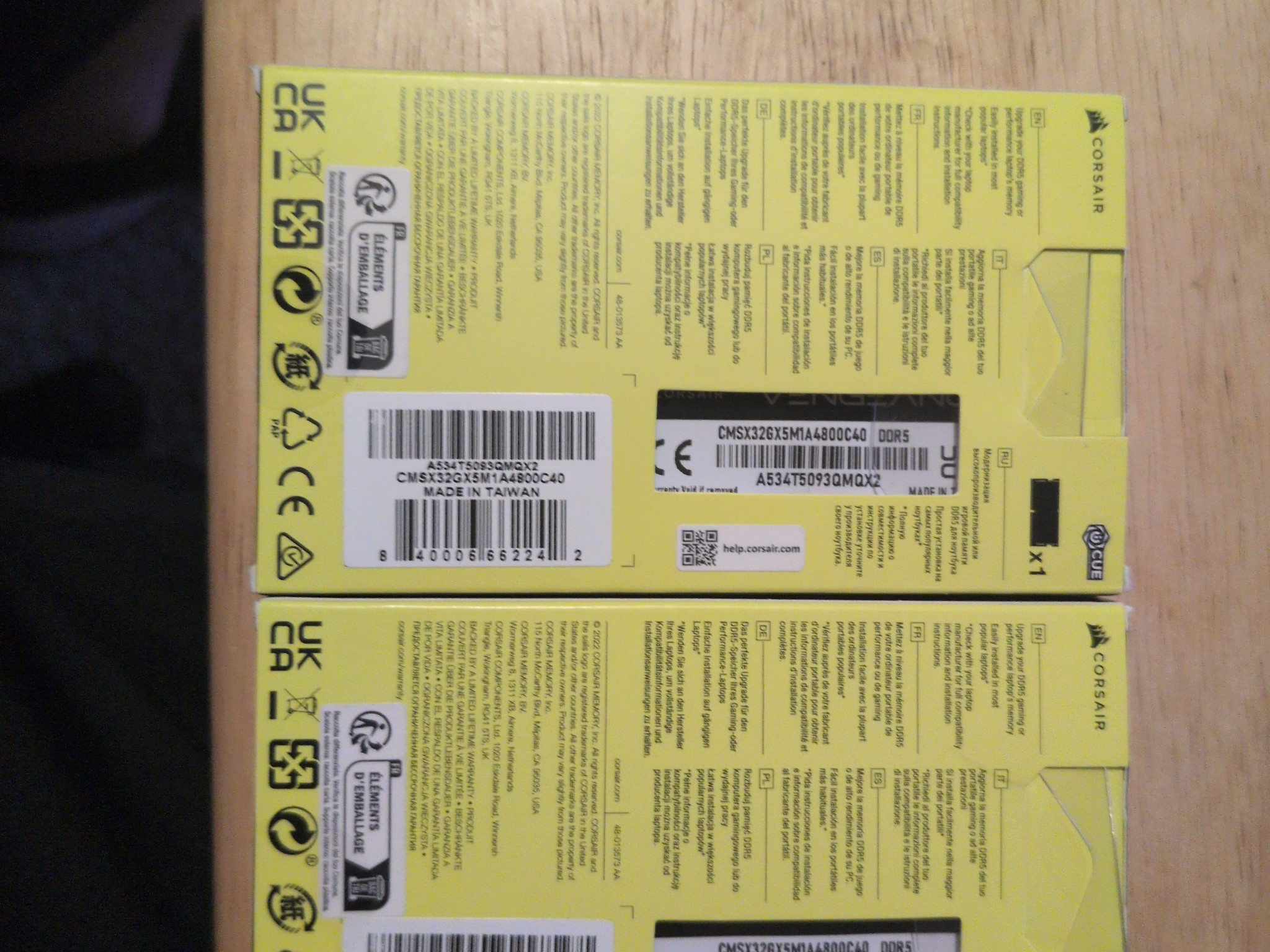 Corsair vengeance 64gb ddr5 ram