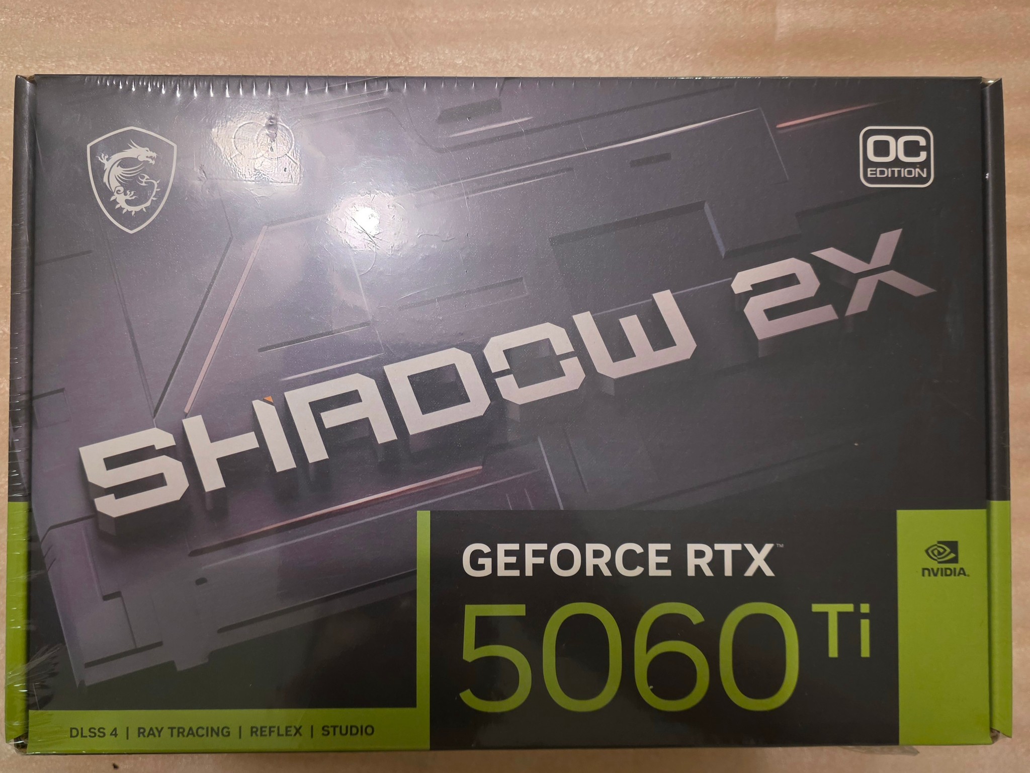MSI GeForce RTX 5060 Ti 8G SHADOW 2X OC PLUS