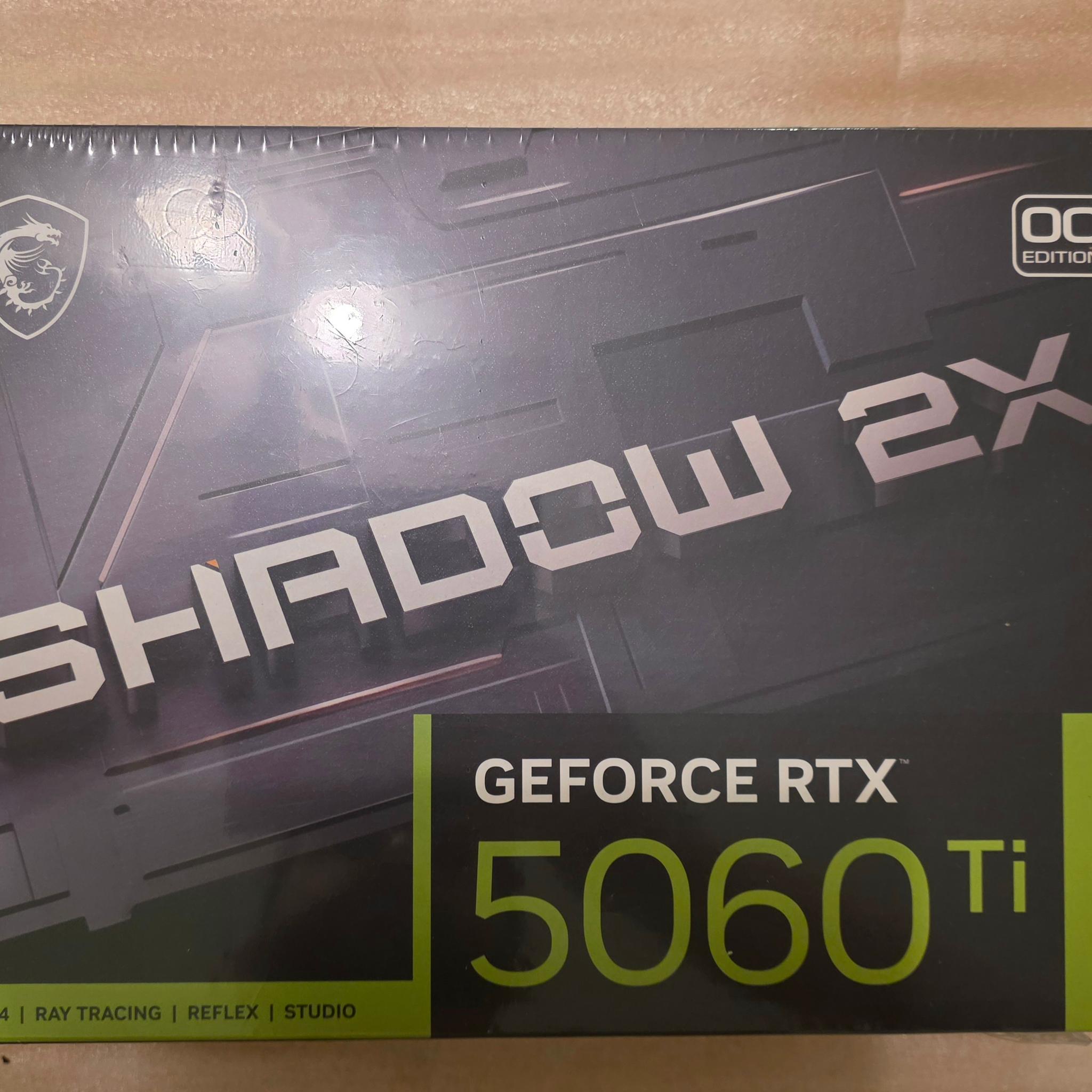 MSI GeForce RTX 5060 Ti 8G SHADOW 2X OC PLUS