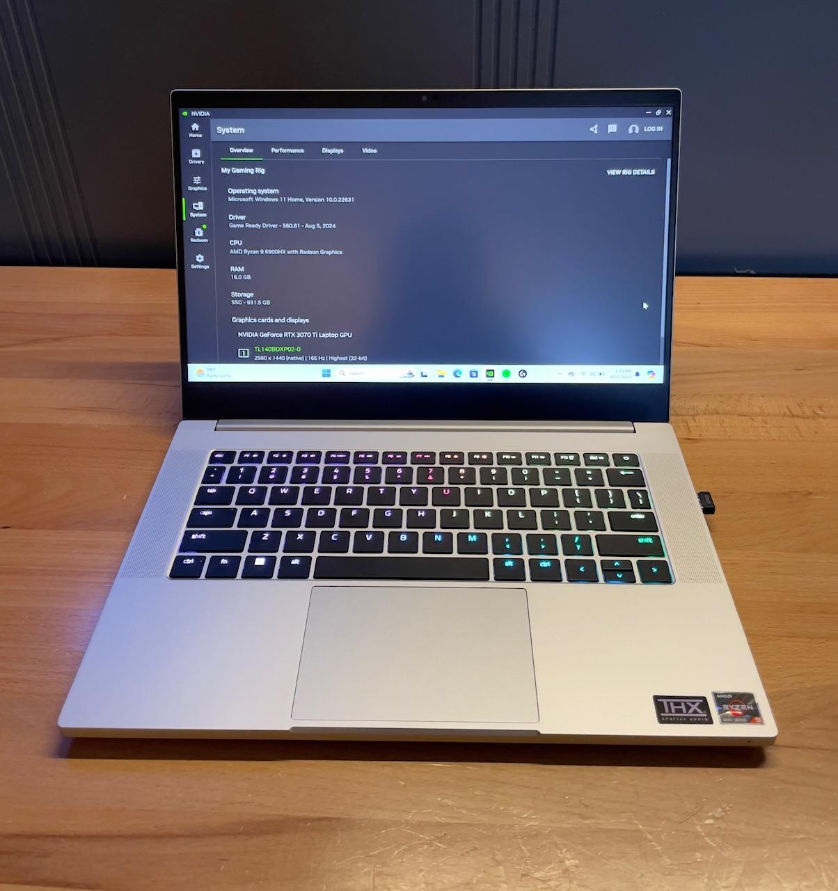 🪒 Razer Blade 14" Gaming Laptop | Ryzen 6900HX, 3070 Ti, 16GB DDR5