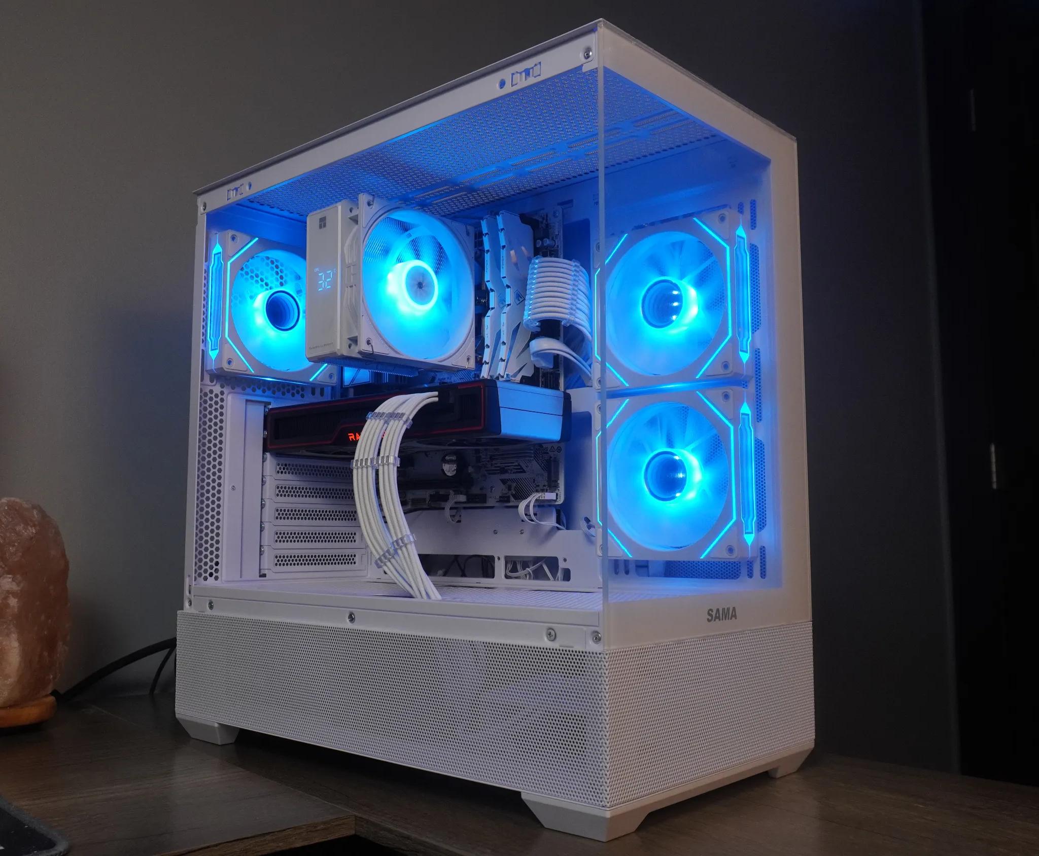 🤍 ARCTIC BEAST 🤍 1440p/1080p GAMING MACHINE 🧡 RX 6700XT 12GB 🧡 Ryzen 5 5600x | 32GB | WIFI
