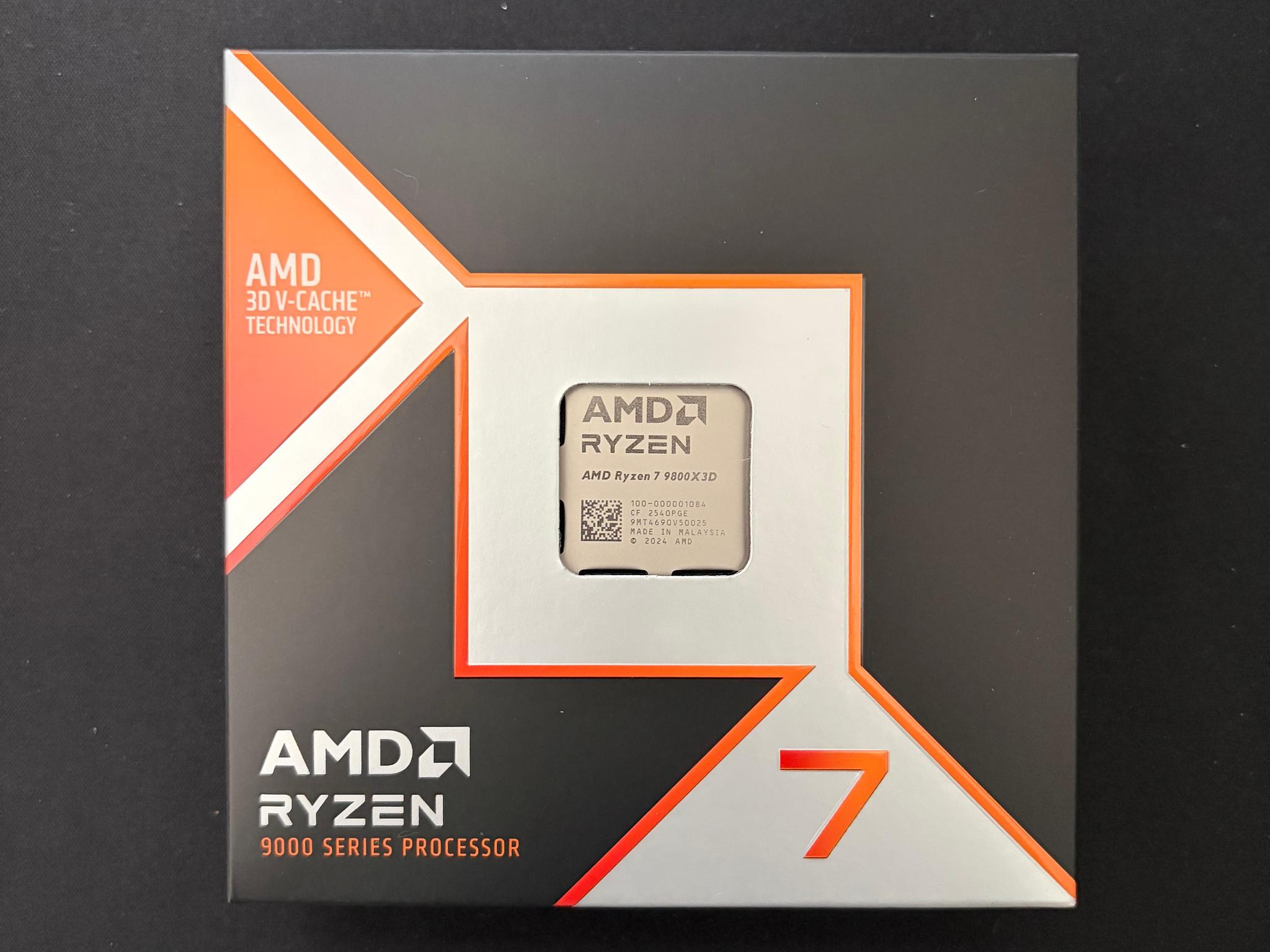 AMD Ryzen 7 9800X3D 8-Core, 16-Thread Desktop Processor
