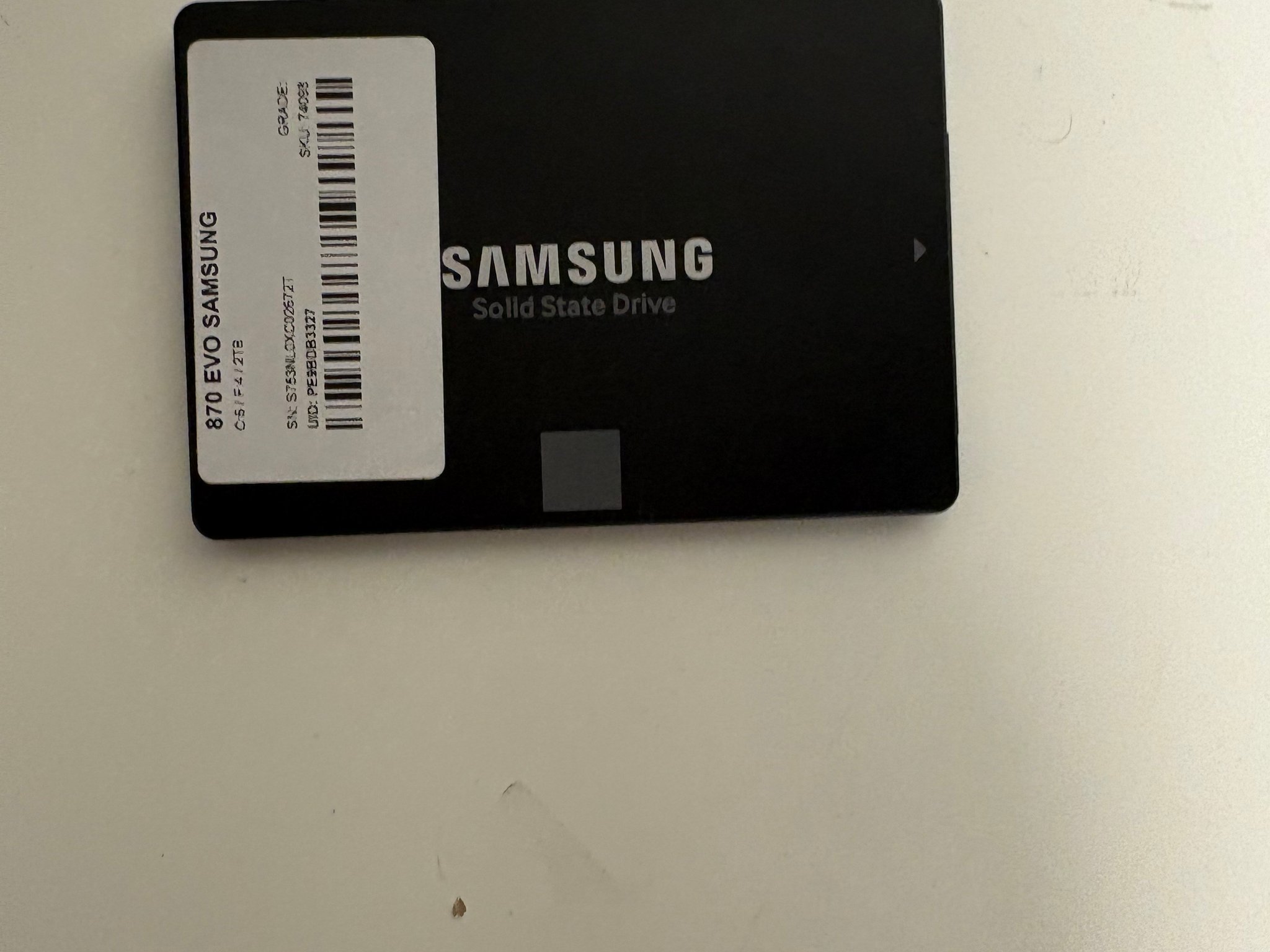 Samsung 870 EVO 2TB SATA SSD