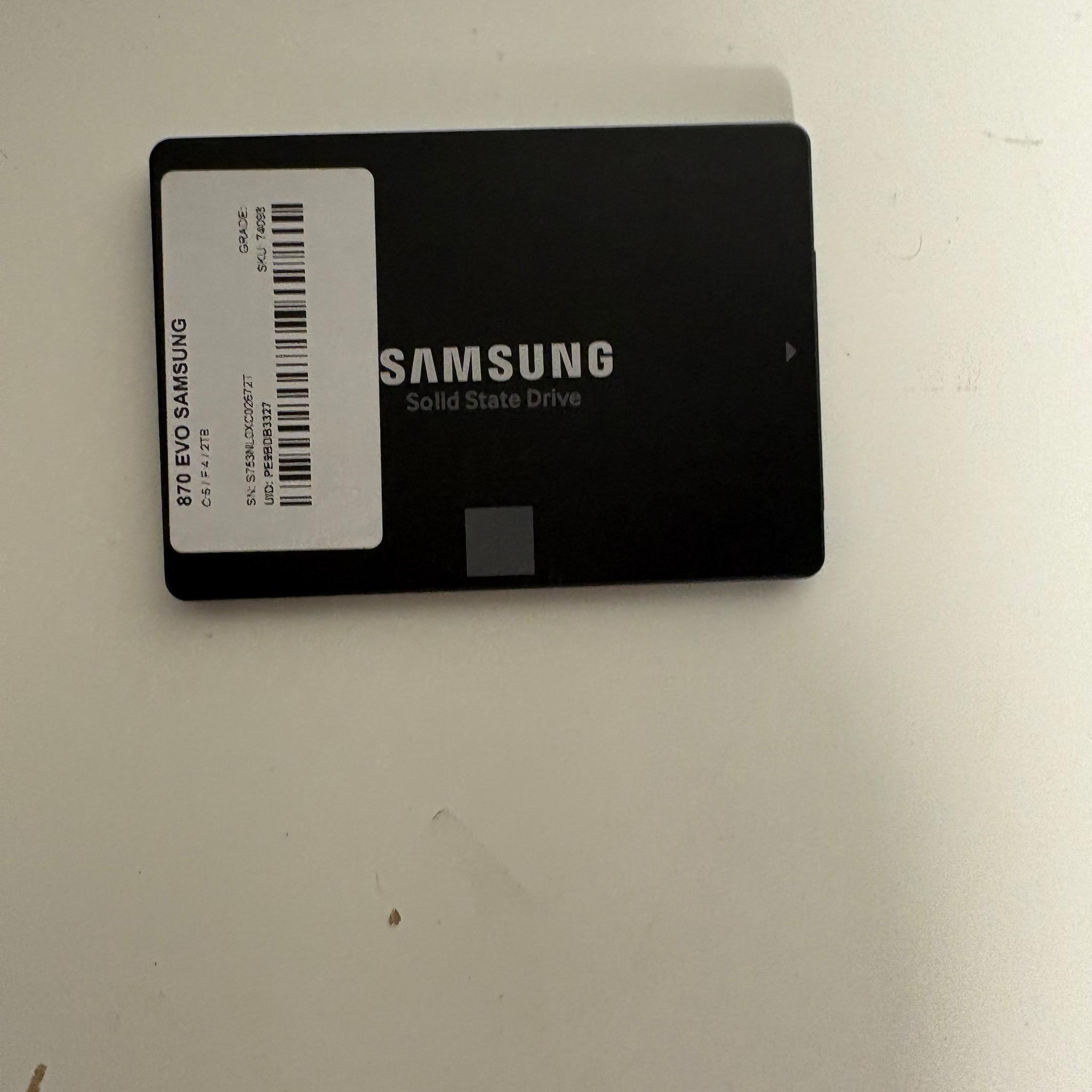 Samsung 870 EVO 2TB SATA SSD