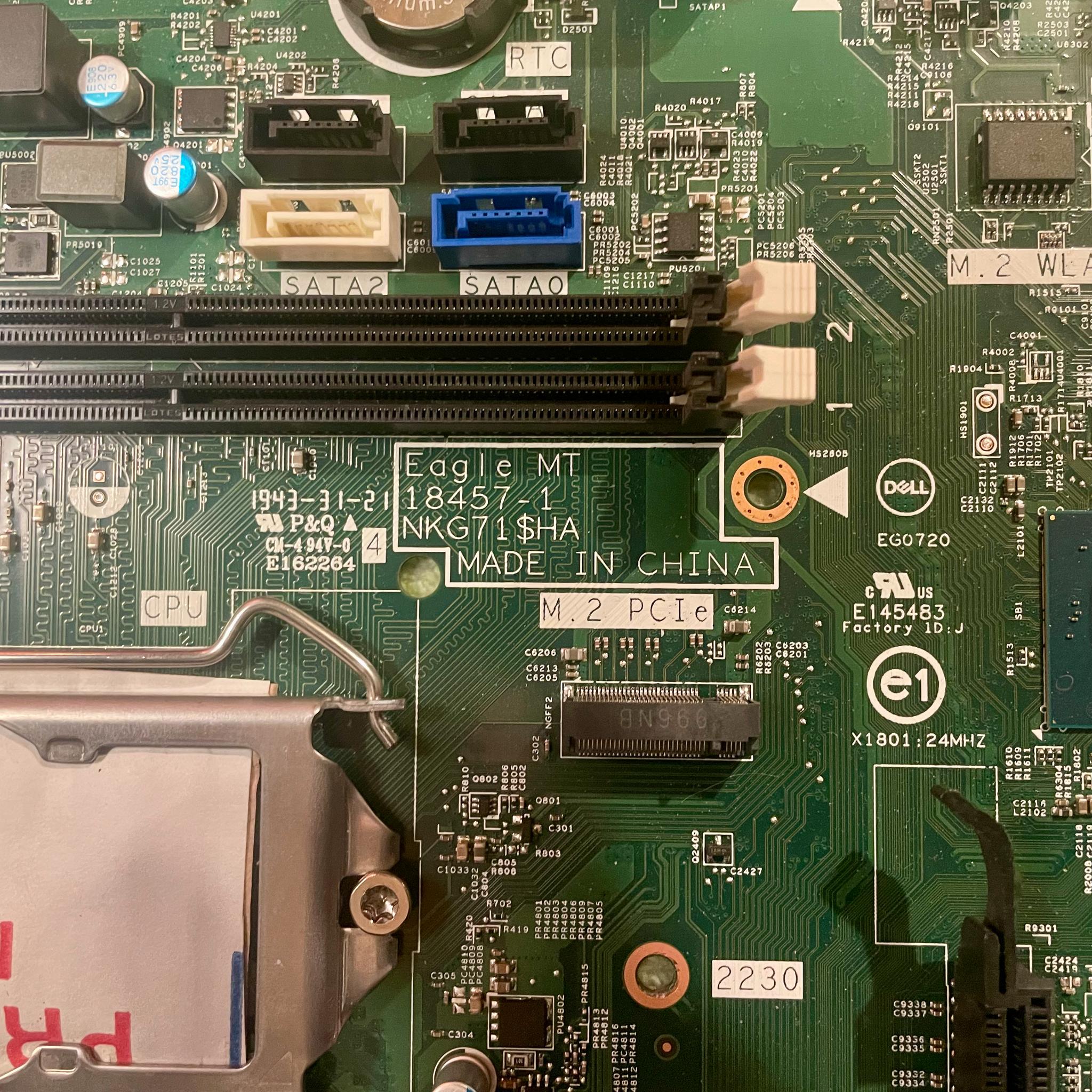 Dell Inspiron / Vostro 3670 Motherboard (Eagle MT 18457-1) LGA1151 DDR4