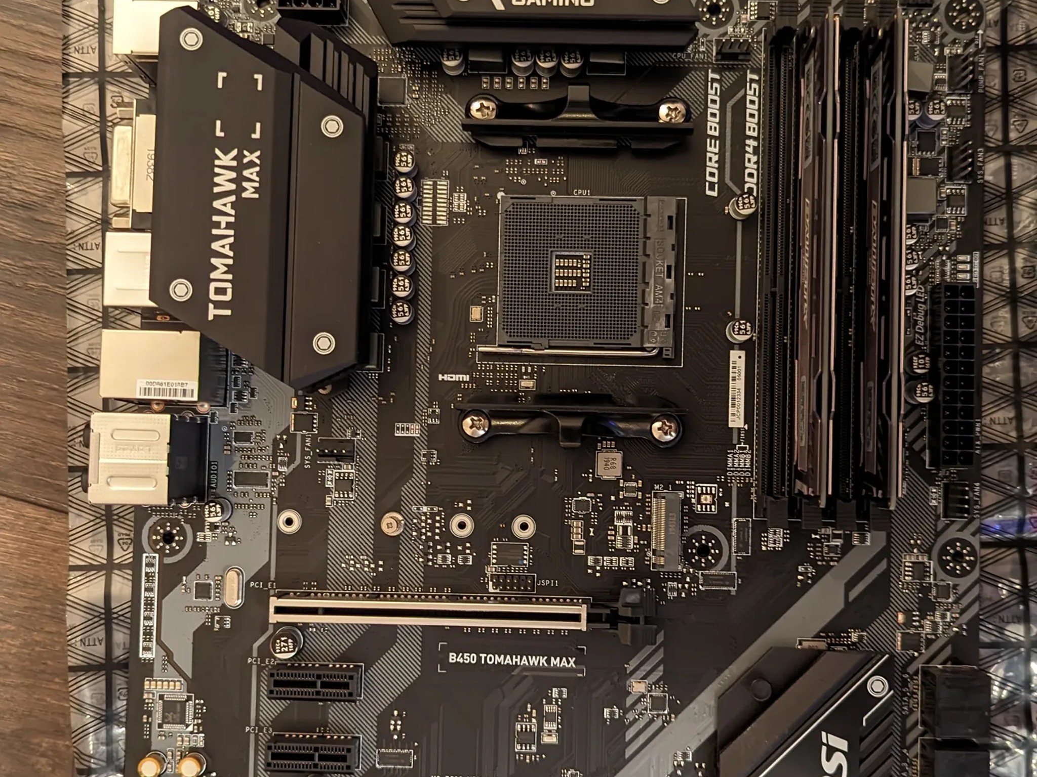 Ryzen 5 1600AF/MSI B450 Tomahawk Max And Memory Motherboard Combo!