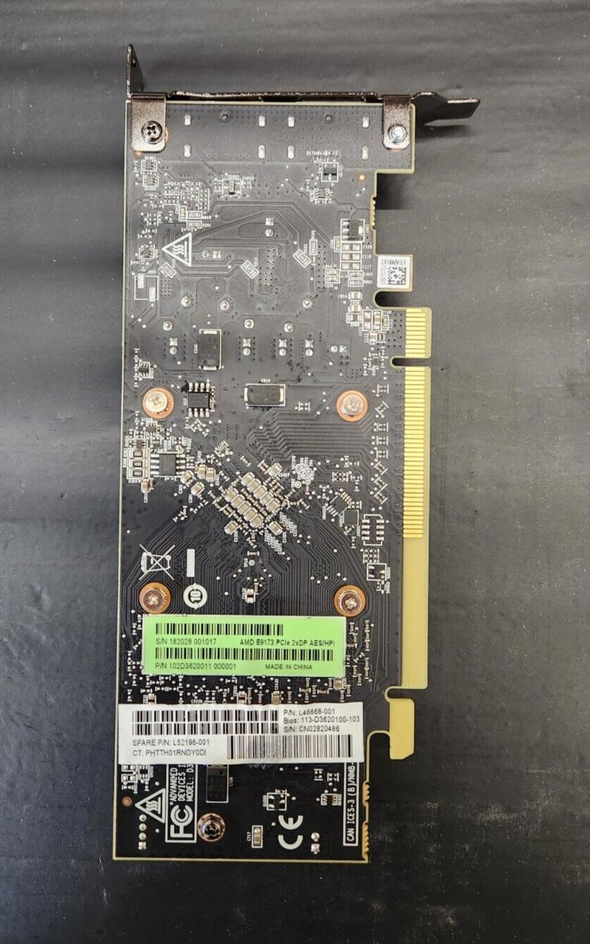 HP AMD Radeon E9173 2GB GDDR5 PCIe Graphics Card - DisplayPort