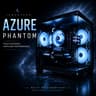 🔵"Azure Phantom"⚫️| 1080p Gaming | RTX 4060 | Ryzen 5 5500 | 32B Ram | 1TB NVMe Storage
