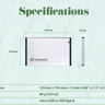 NEW TRANSCEND 2.5” SSD/HDD EXTERNAL ALUMINIUM ENCLOSURE, USB 3.0, One Touch Backup