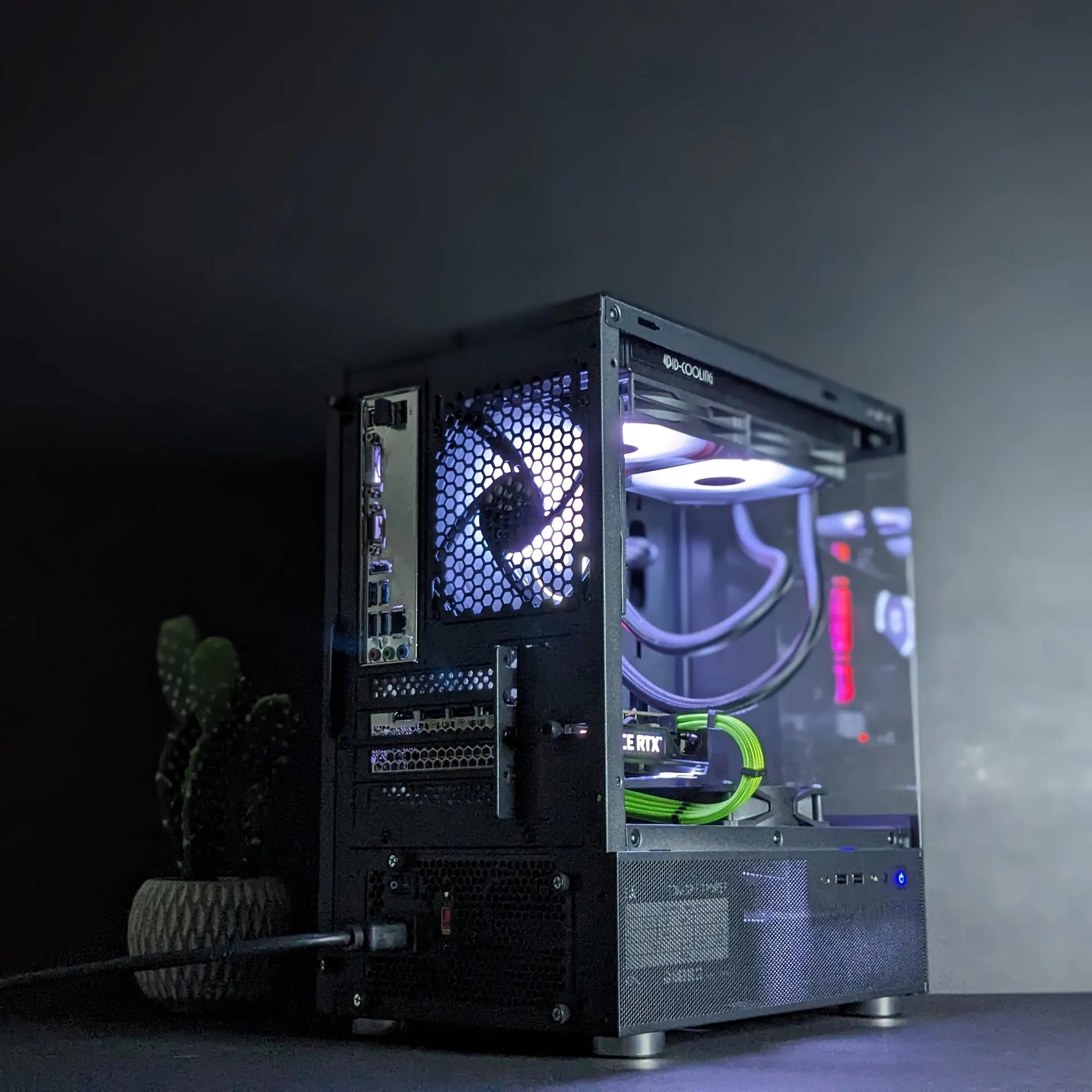 Liquid-Cooled Gaming PC⚫️ RTX 3060 12GB⚫️Ryzen 5 5500⚫️ 16GB RAM⚫️ 1TB M.2. NVMe SSD⚫️ Windows 11
