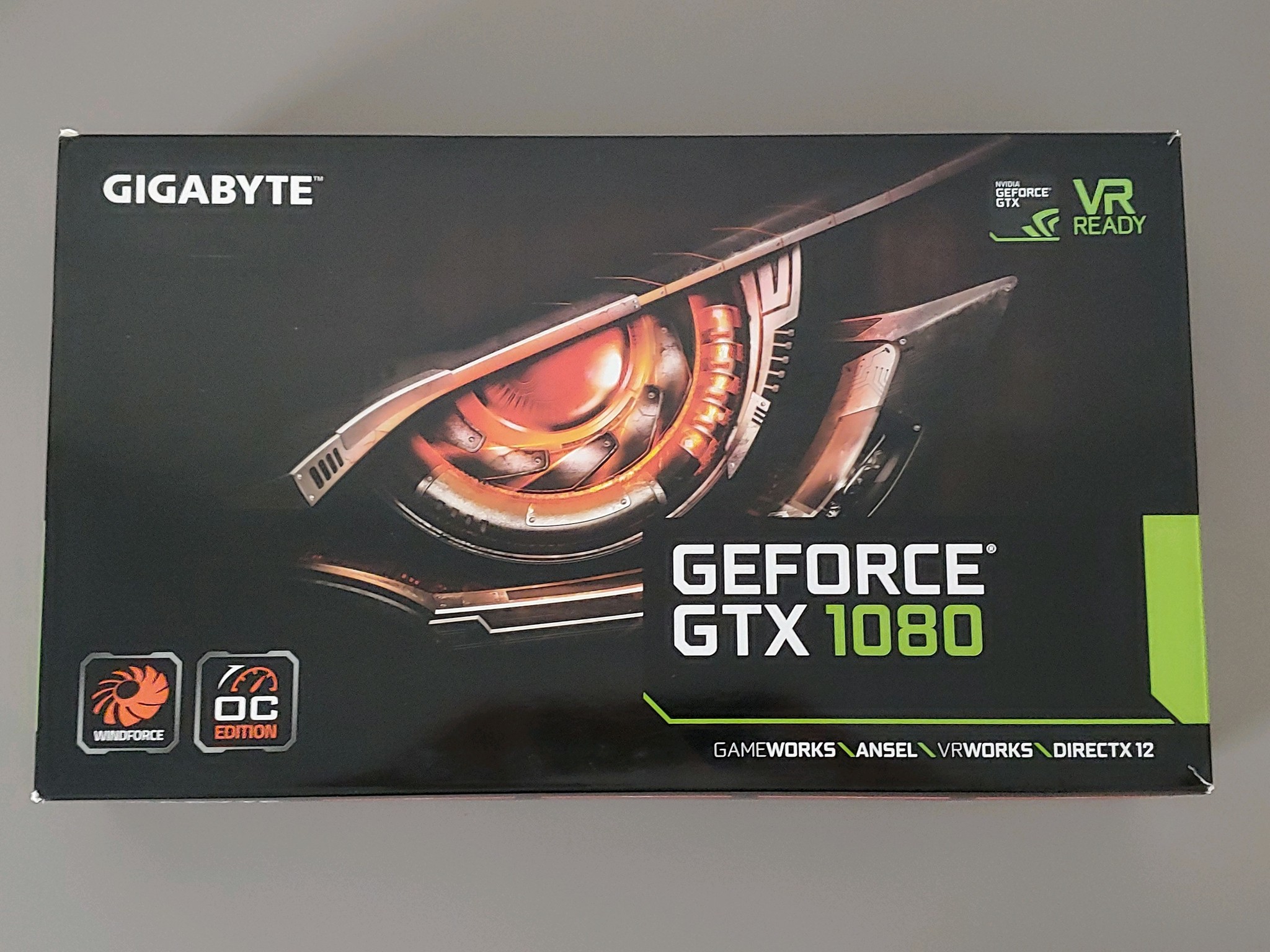 GIGABYTE GTX 1080 Windforce OC 8GB – Complete in Box, Tested & Working