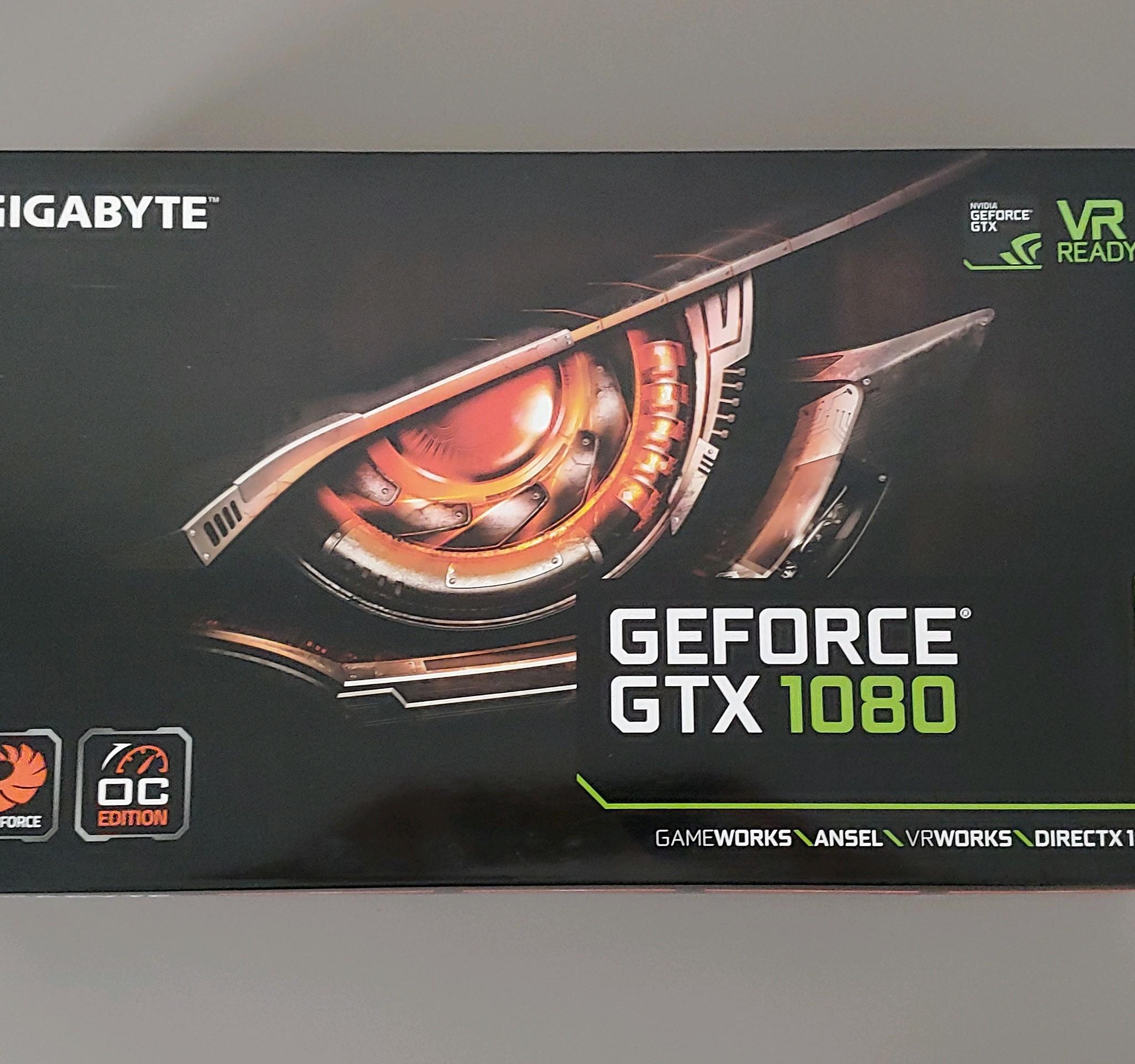 GIGABYTE GTX 1080 Windforce OC 8GB – Complete in Box, Tested & Working
