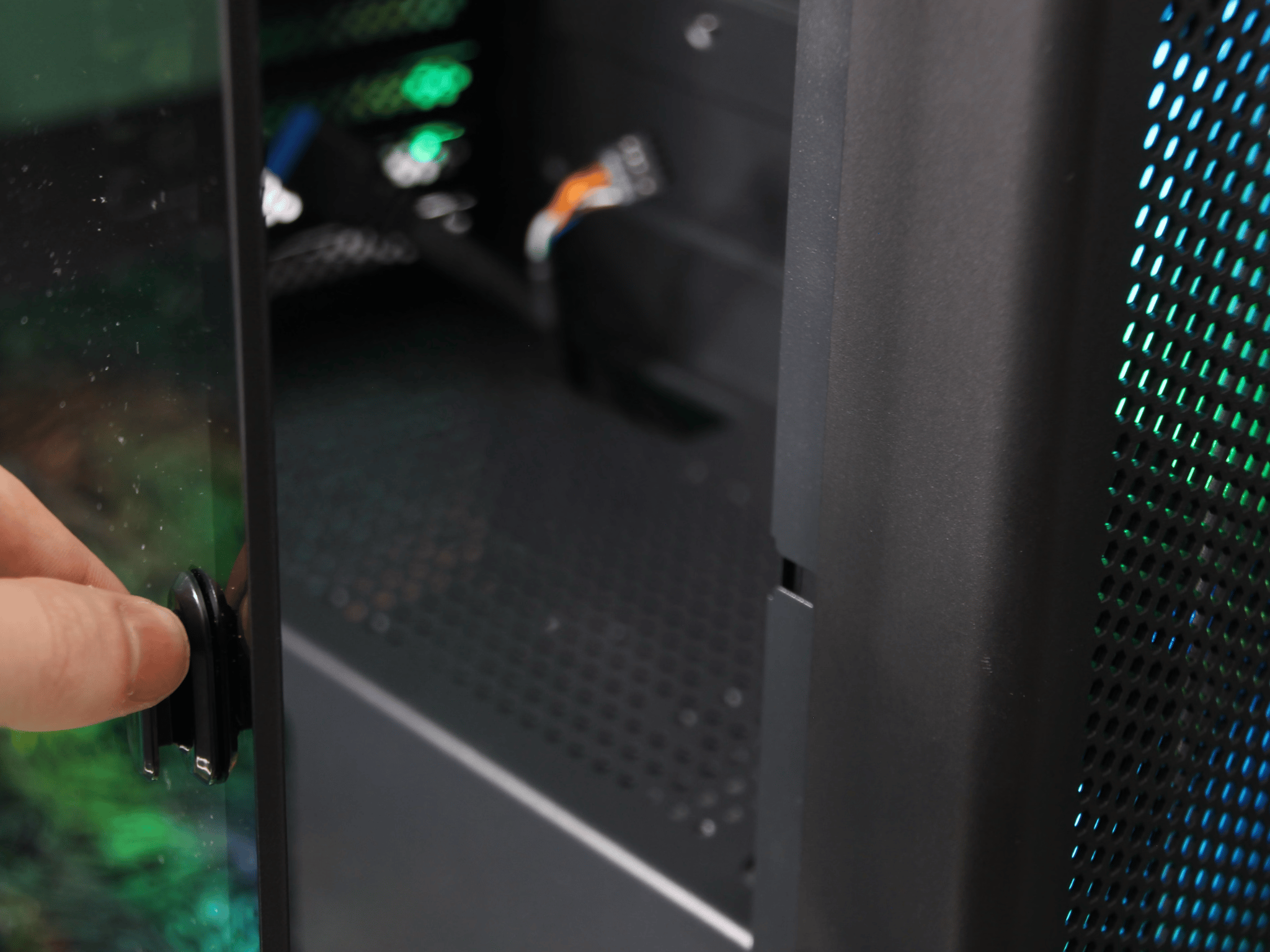 MOROVOL TW7 ARGB MicroATX Mini Tower PC Case (Black)