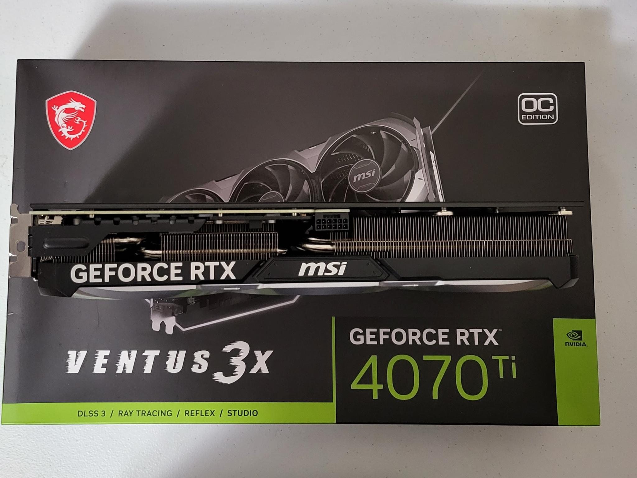 MSI Ventus 3x RTX 4070ti