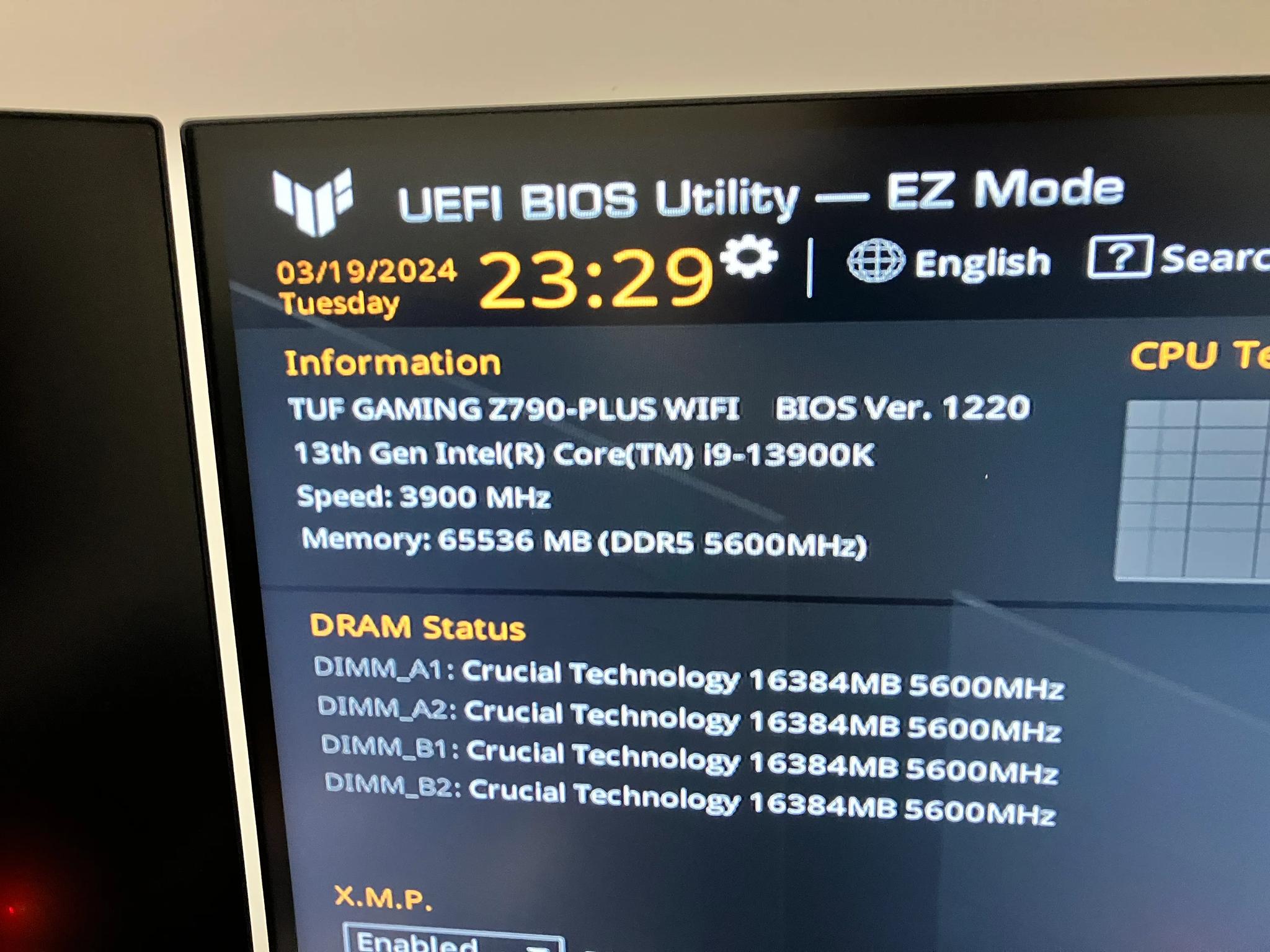 ASUS TUF Gaming Z790-Plus WiFi + CPU Contact Frame