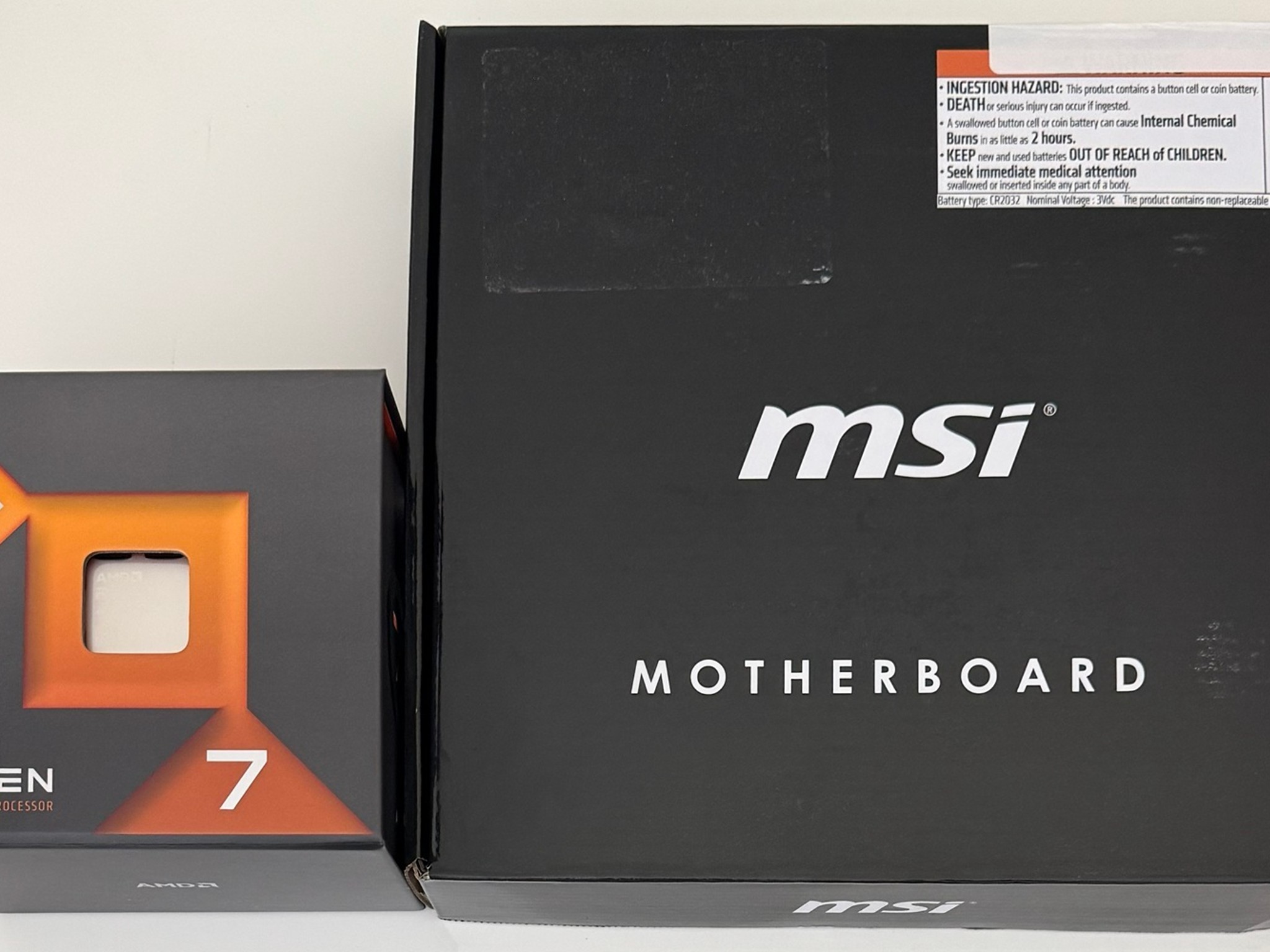 AMD Ryzen 7 7800X3D CPU + MSI PRO B850M-VC WIFI6E Socket AM5 B850 Micro-ATX Motherboard Combo