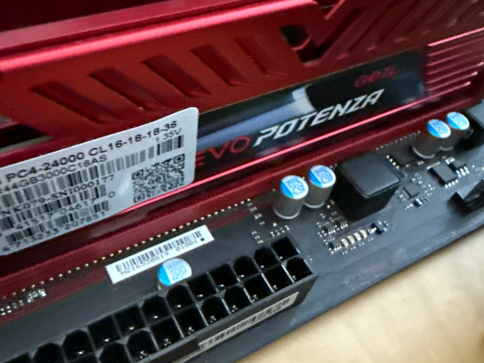 Mobo, ram, cpu, ssd, WiFi card, and cooler combo