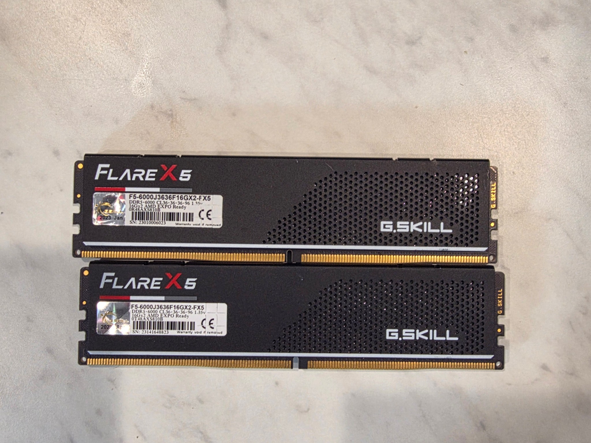 32gb G skill flare x ddr5 6000mhz