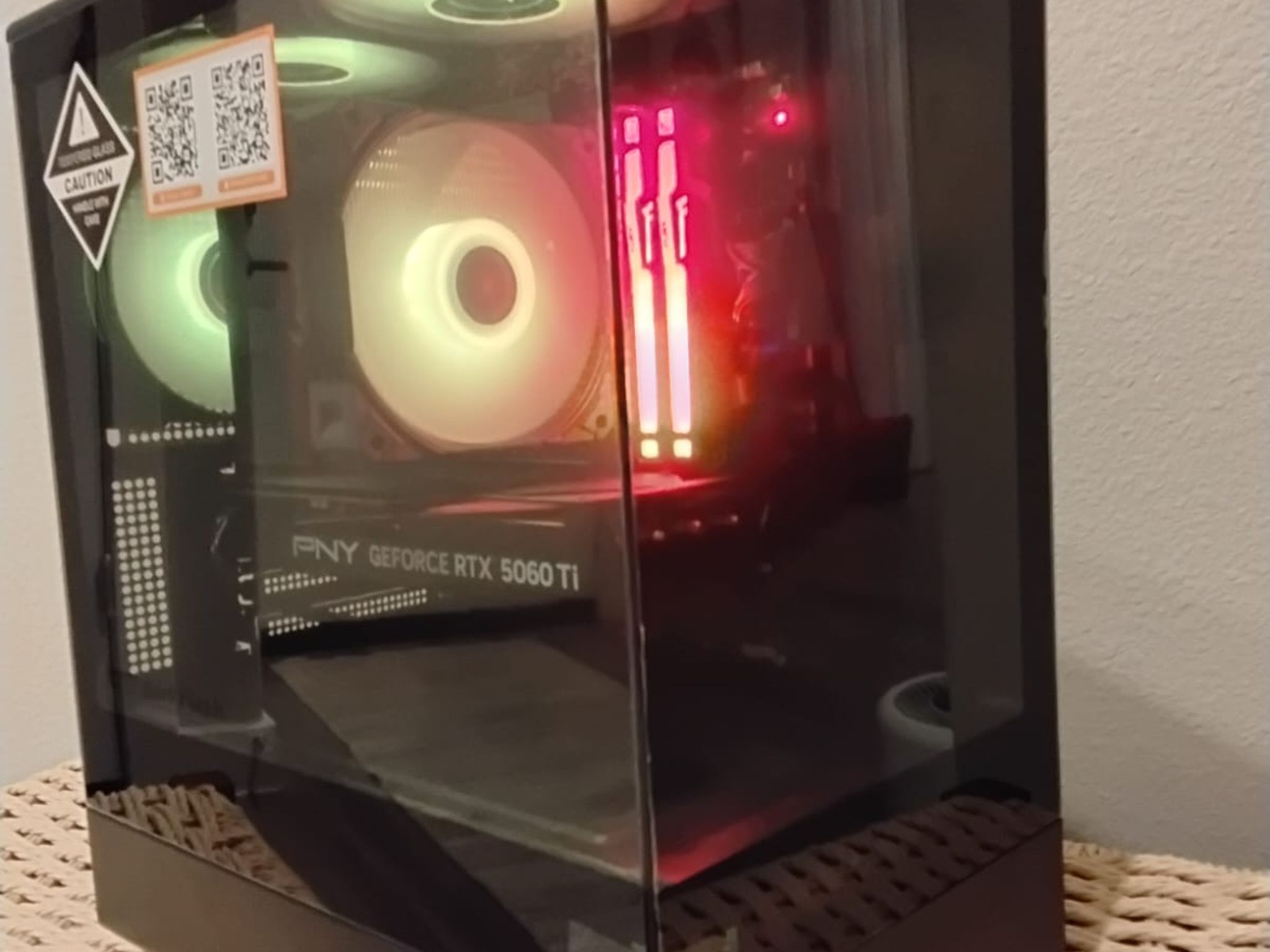 Ryzen 5 9600x GPU PNY 5060ti 16gb VRAM/ 32gb RAM