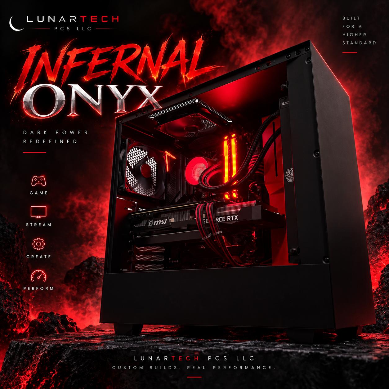 🔴"Infernal Onyx"⚫️| 1440p Gaming | Ryzen 5 5600X | RTX 3070 | 16G Ram | 1TB Storage | Free Shipping