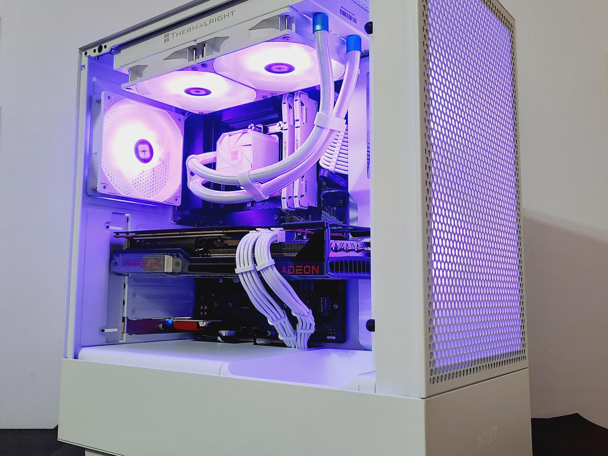 ❄️Liquid Cooled 4K/1440p White Gaming PC - RX 6800 XT 16GB ● i5 12600KF ● 32GB RAM ● 1TB NVMe SSD