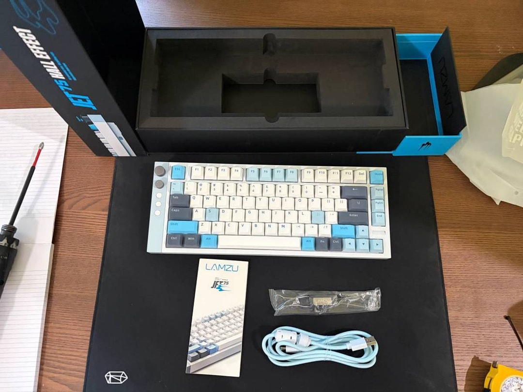 LAMZU Jet75 Magnetic Gaming Keyboard White Hall Effect HE | Jawa
