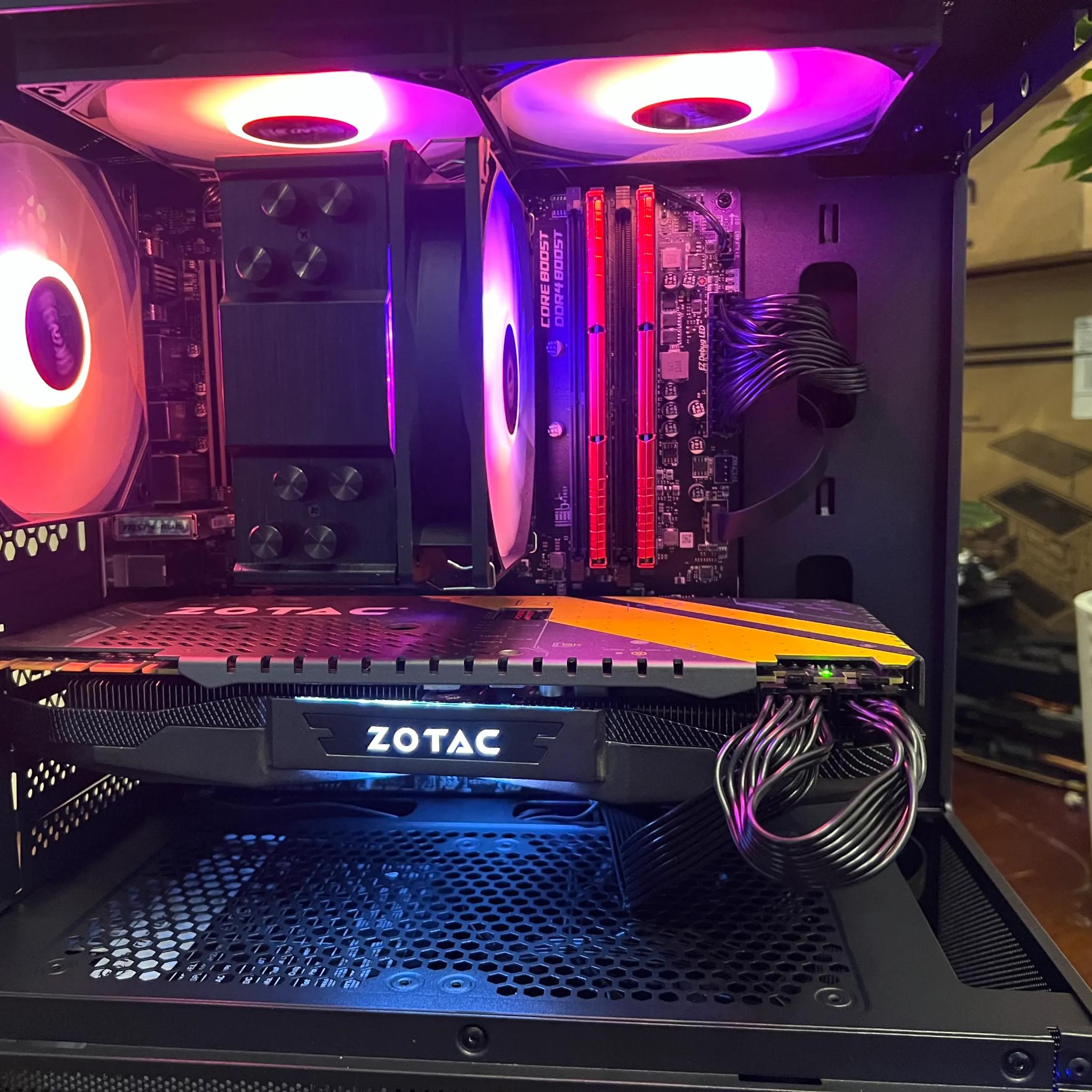 Ryzen R5 2600 Gaming PC GTX 1070 8gb 1tb NVME SSD 16GB RAM WIFi WINDOWS 11 Pro