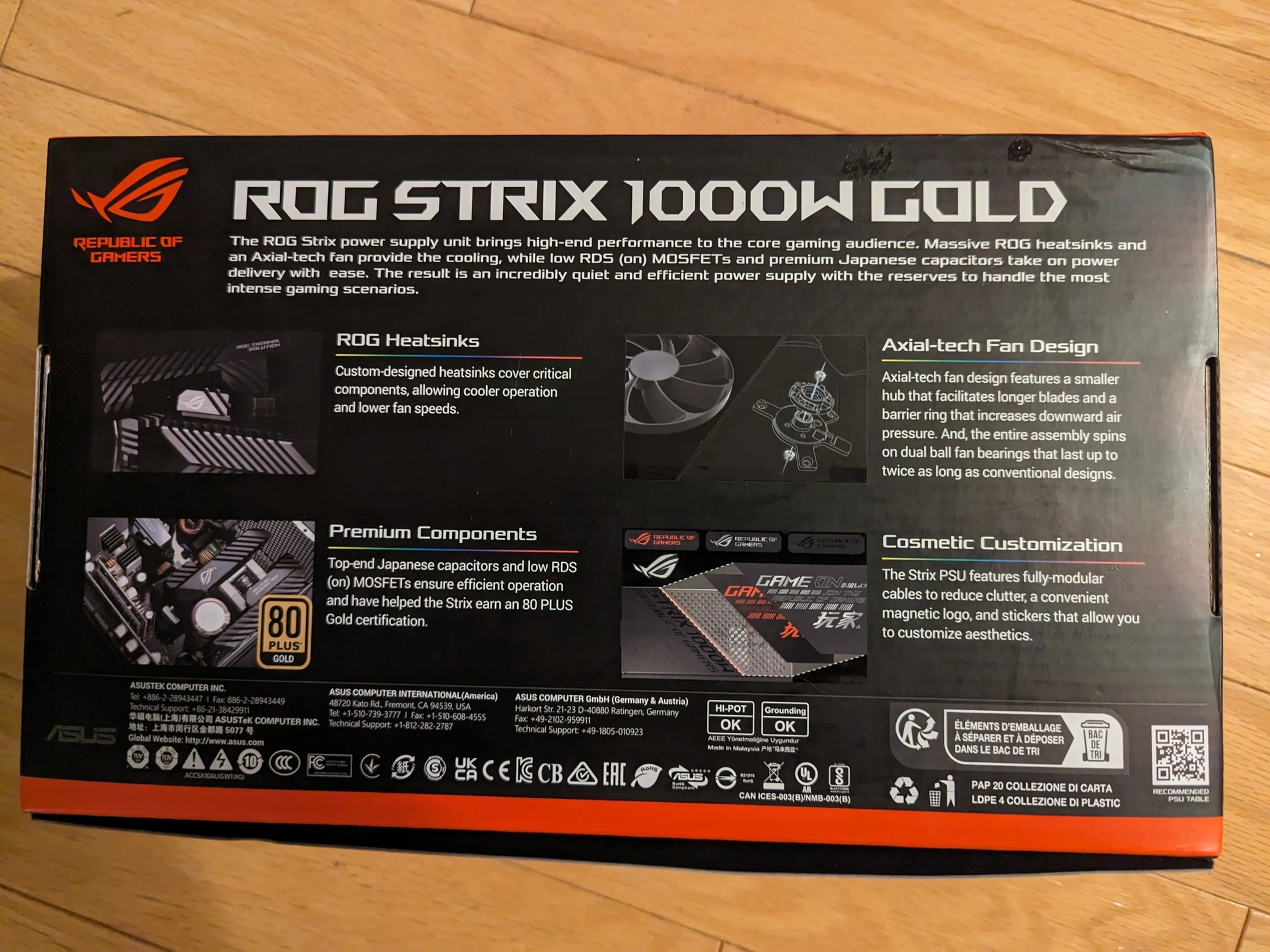 New Unused Open RoG Strix 1000W PSU For Sale!