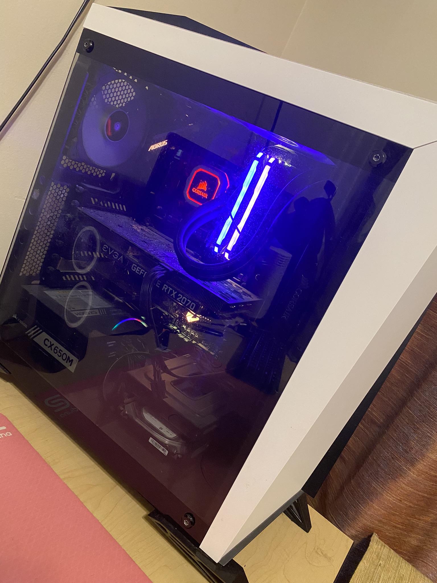 Custom Built Gaming PC i7-8700k RTX 2070 2TB HDD 250GB SSD 512GB M.2