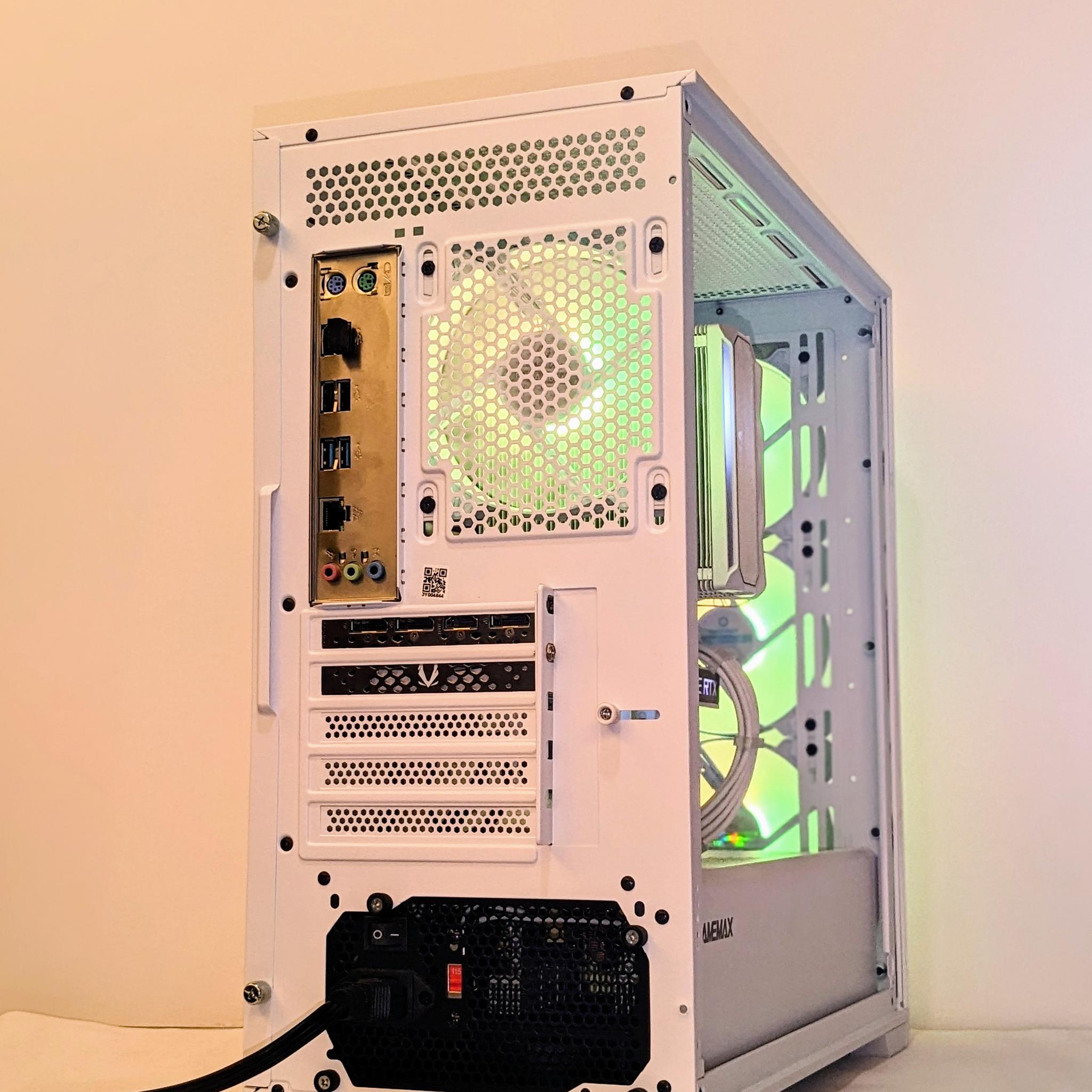 🧊Ice King👑 RTX 4060⚪️Intel I7-6800K/6-cores/12-threads⚪️16GB RAM ⚪️ 1TB NVMe SSD⚪️ Windows 11 Pro